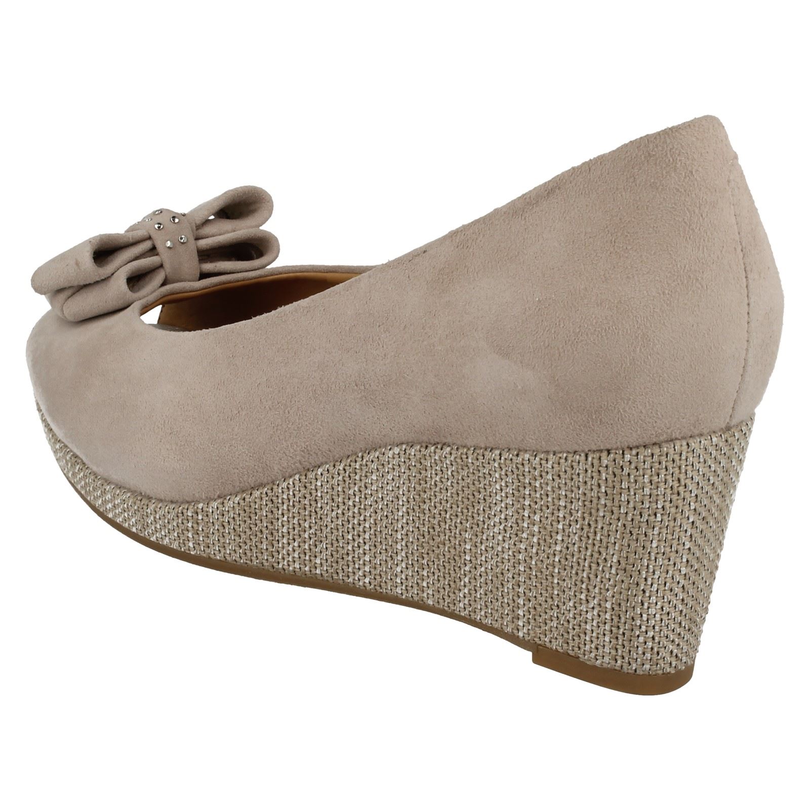 van dal peep toe wedge shoes