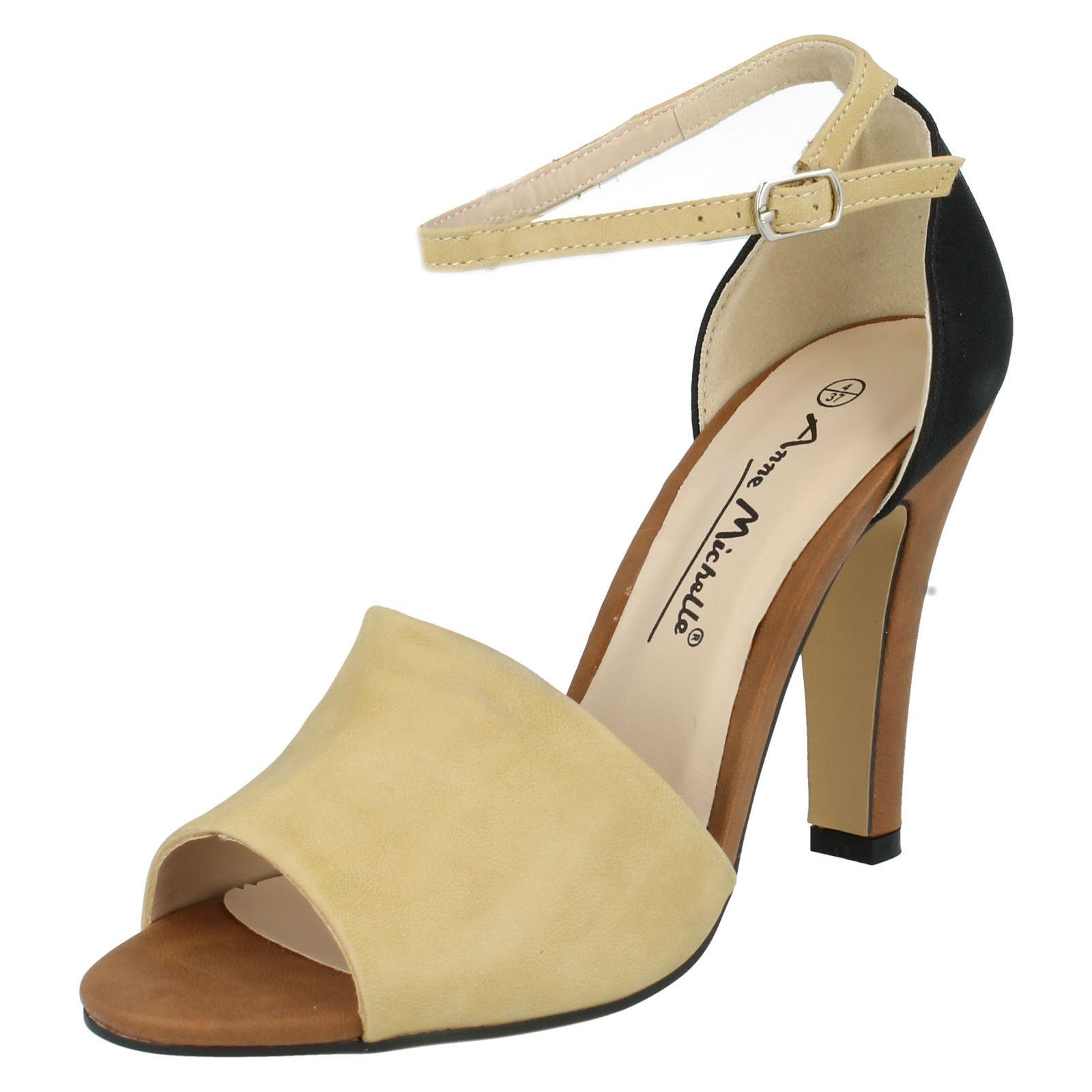 "Sandalias de tacón" con correa al tobillo para damas Anne Michelle - Imagen 28 de 28