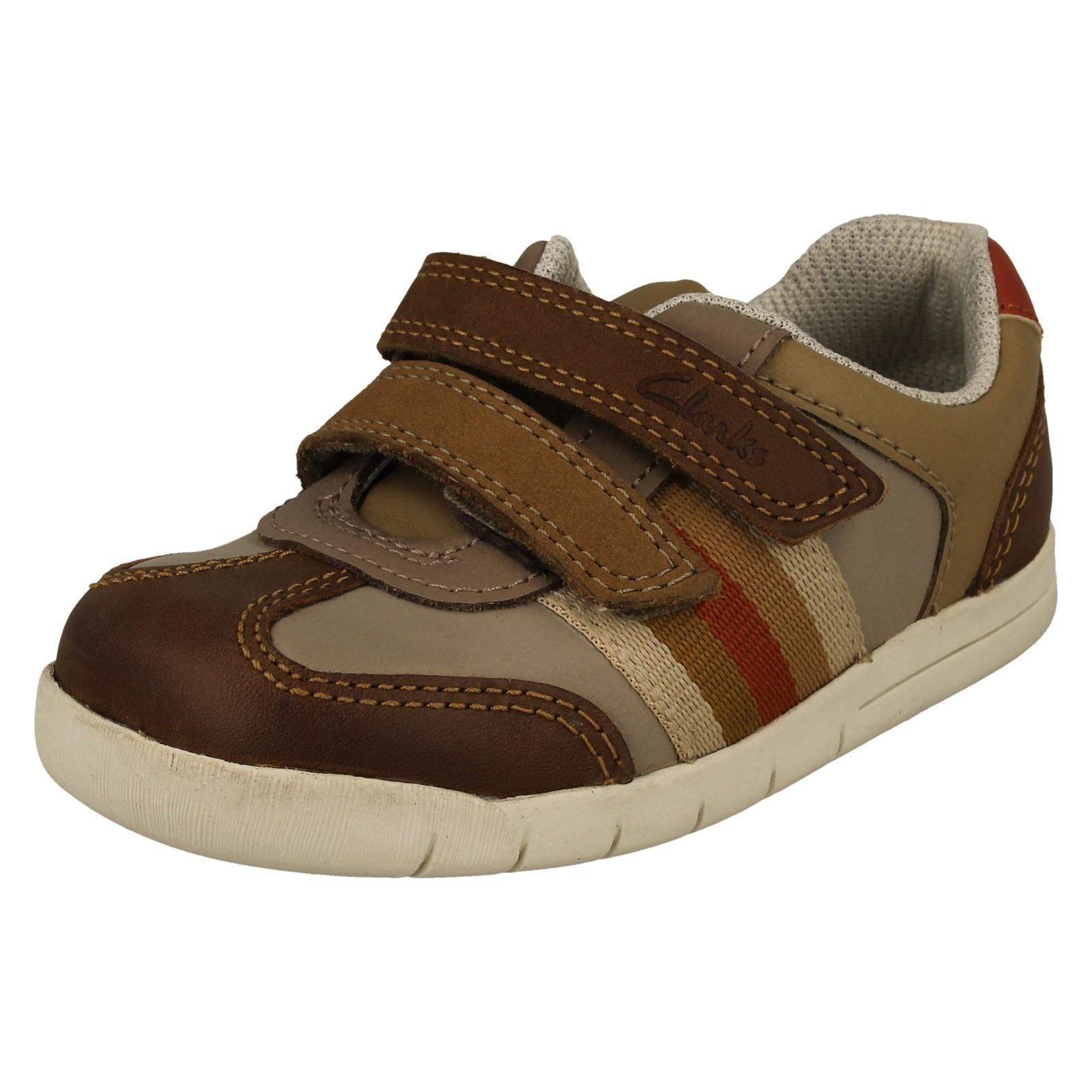 Jungen Clarks Streifendetail Klettverschluss Schuhe "Den Stripe" - Bild 11 von 28