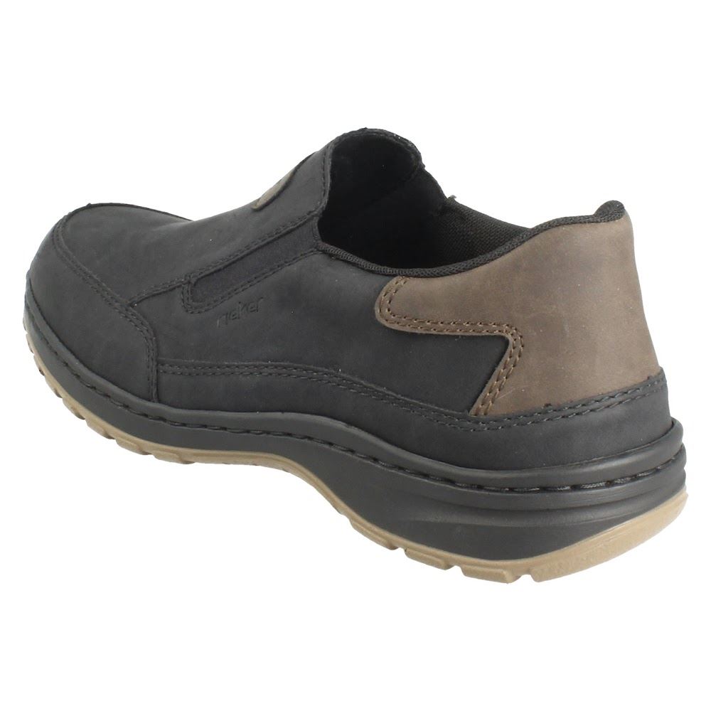 Mens Rieker Slip On Casual Shoes Extra Wide Fit Removable Insoles *03365* - Picture 4 of 19