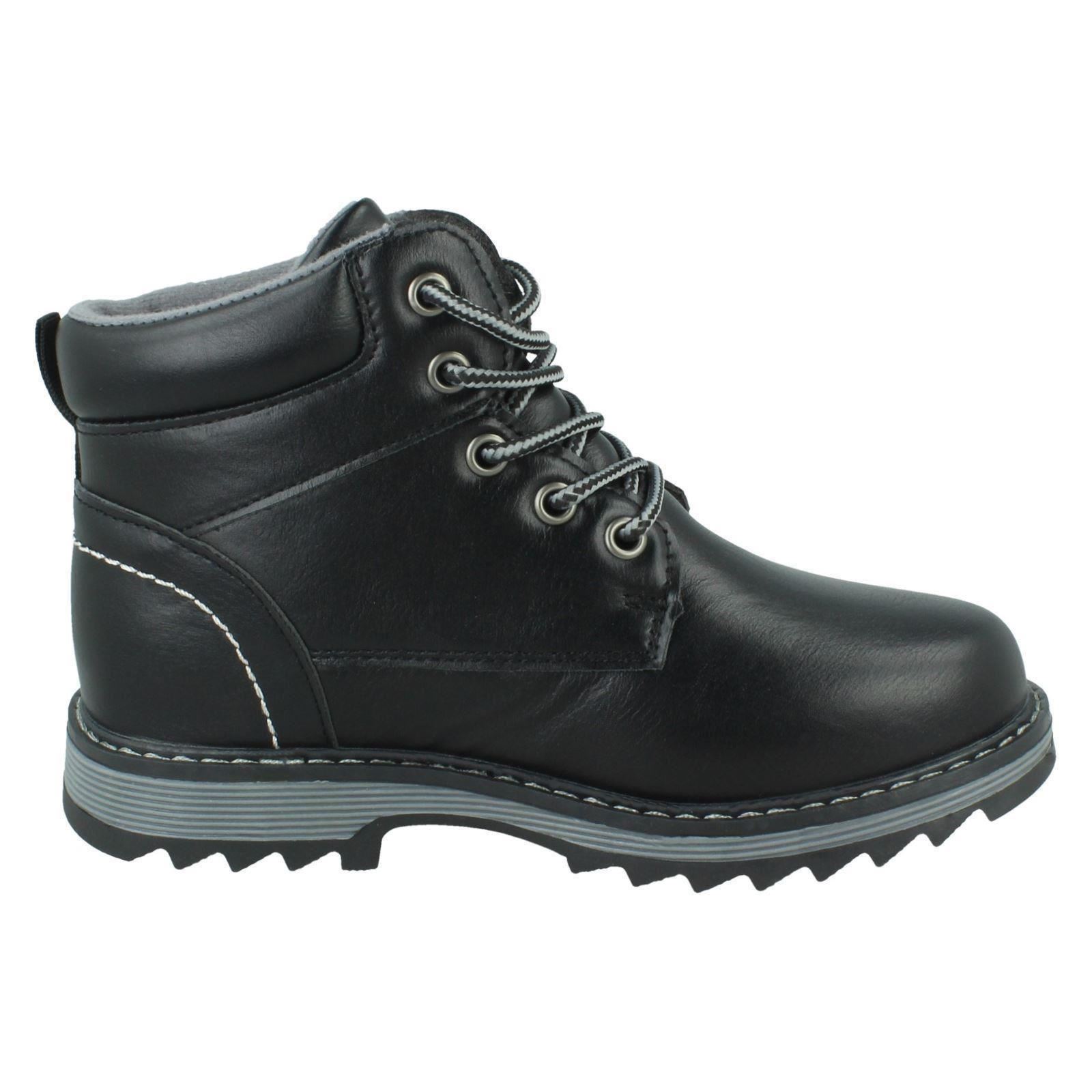 Botas al tobillo sintéticas informales con cordones para niños JCDees N2R062 - Imagen 7 de 19