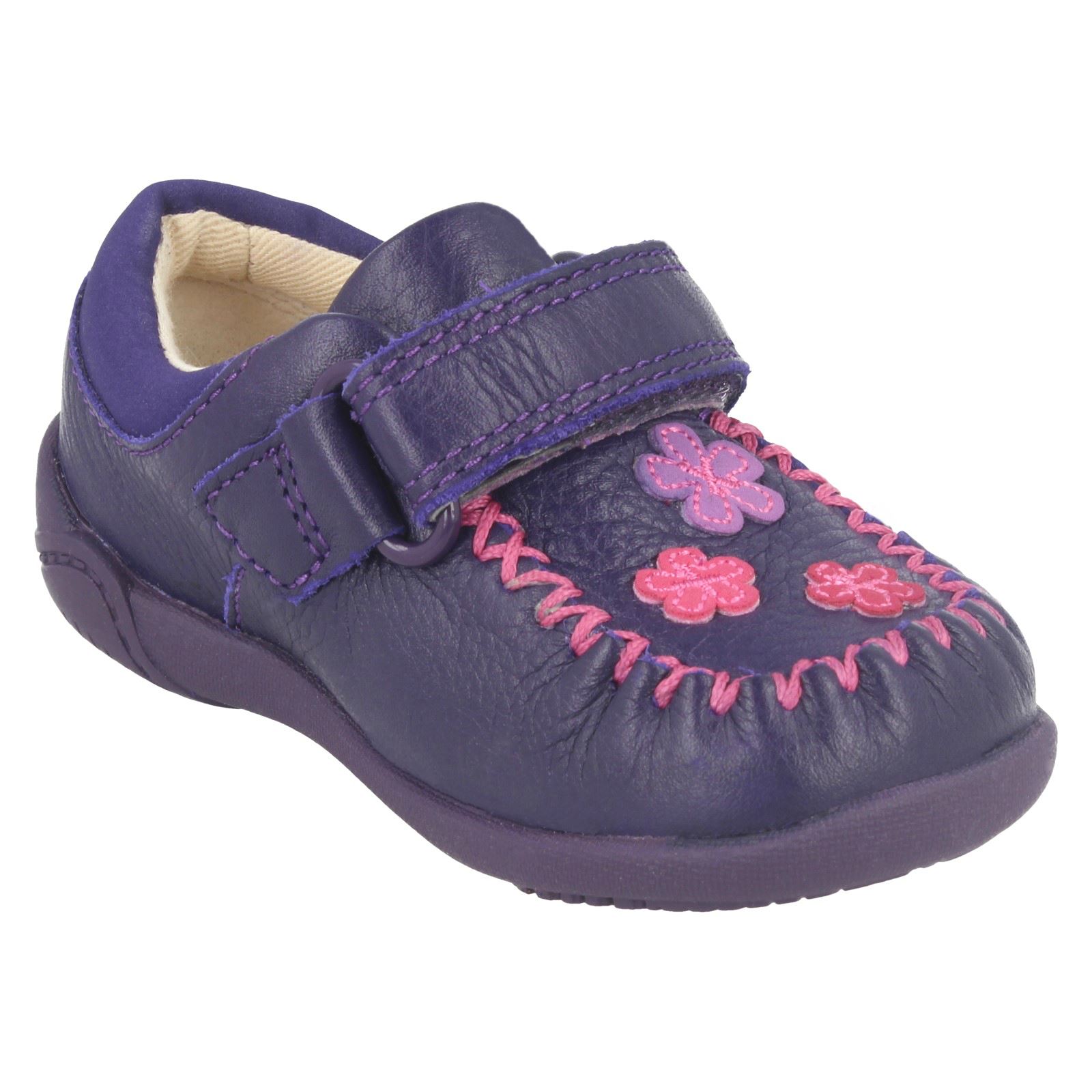 Clarks Evie Niñas Purple Casual Shoes Litzy RqCdCwx4