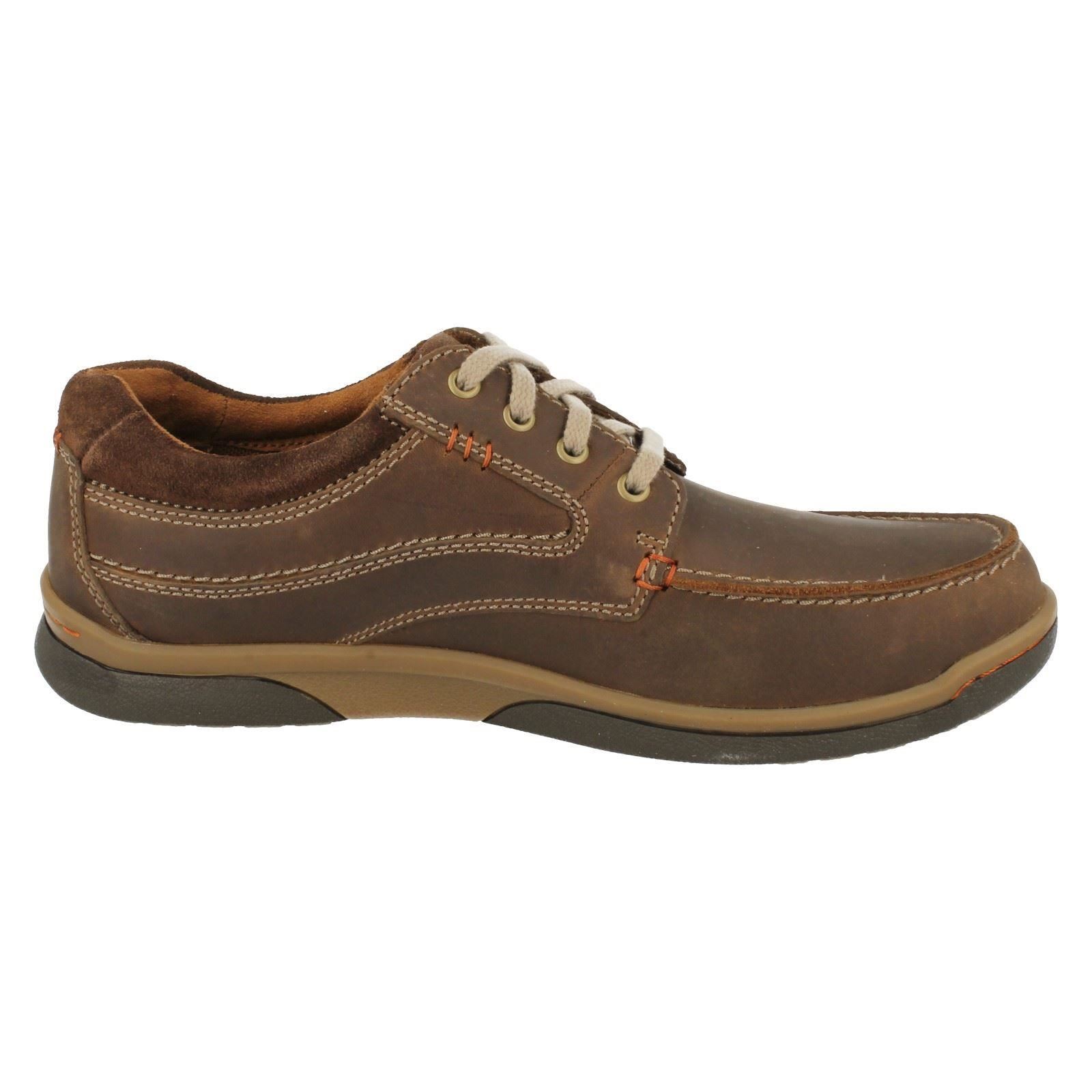 Da Uomo Clarks Lacci Scarpe Casual-Randle Walk