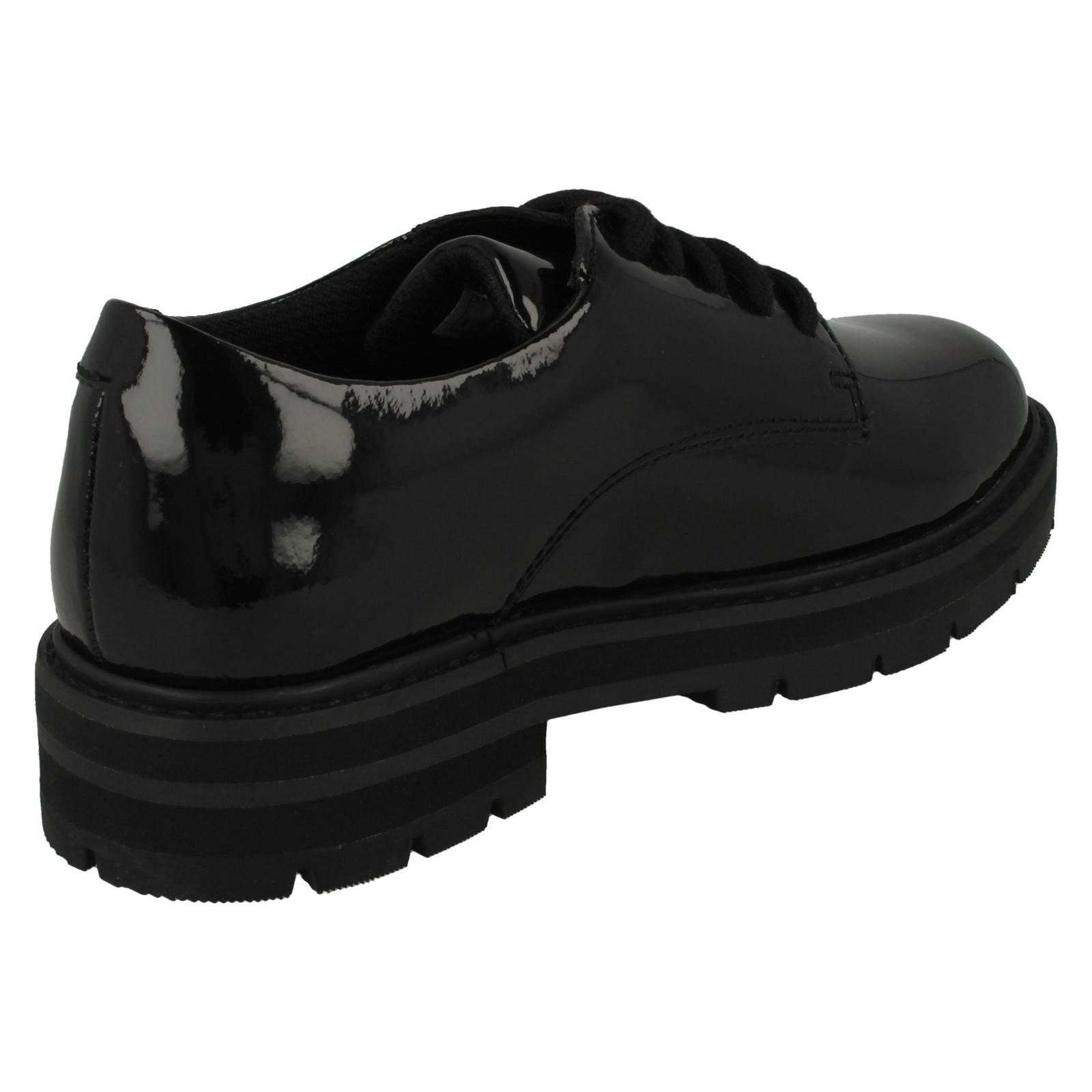 Scarpe da scuola grosse stringate Clarks ragazze pizzo - Foto 7 di 10