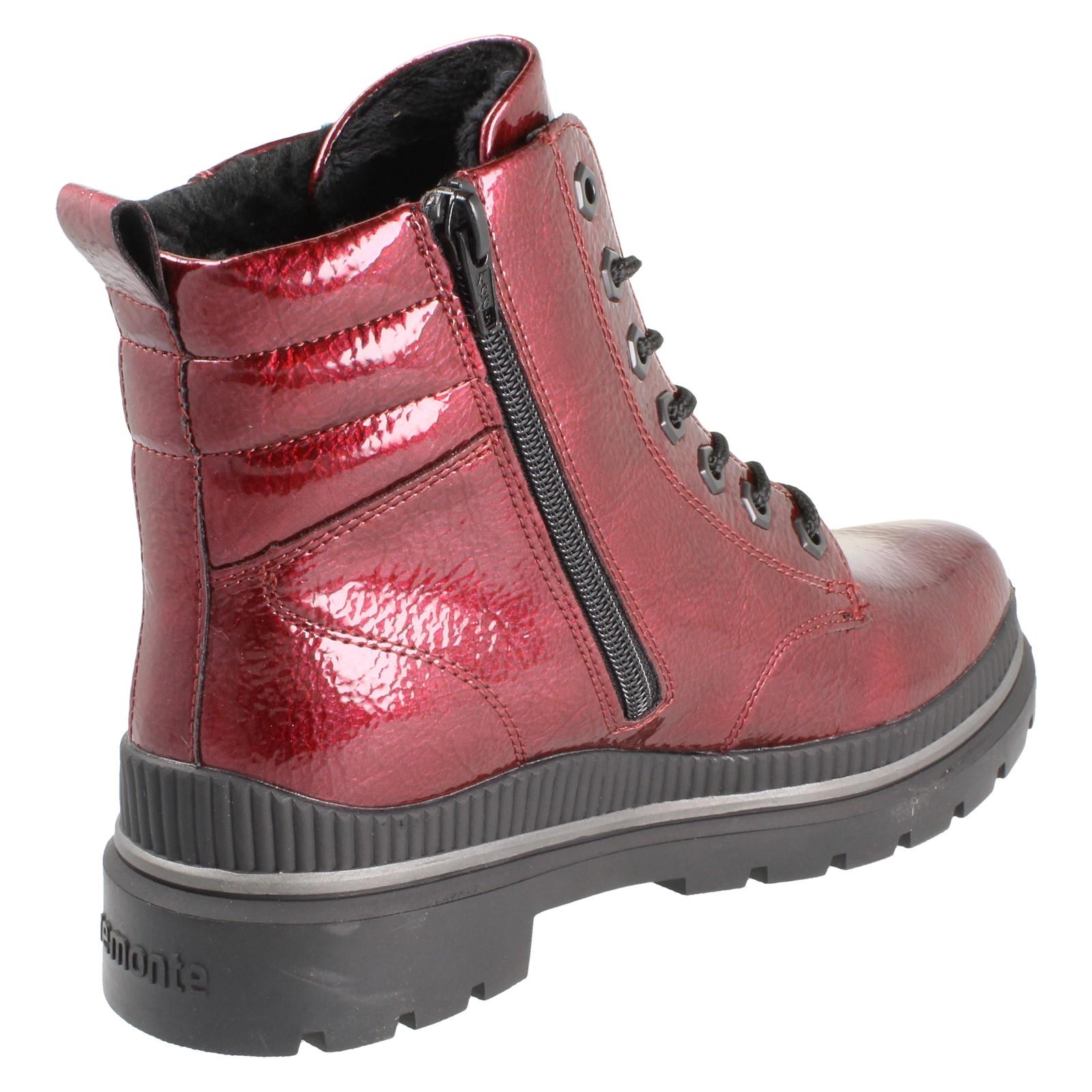 Stivaletti donna Remonte idrorepellenti soletta rimovibile tacco a blocco D0C82 - Foto 6 di 10