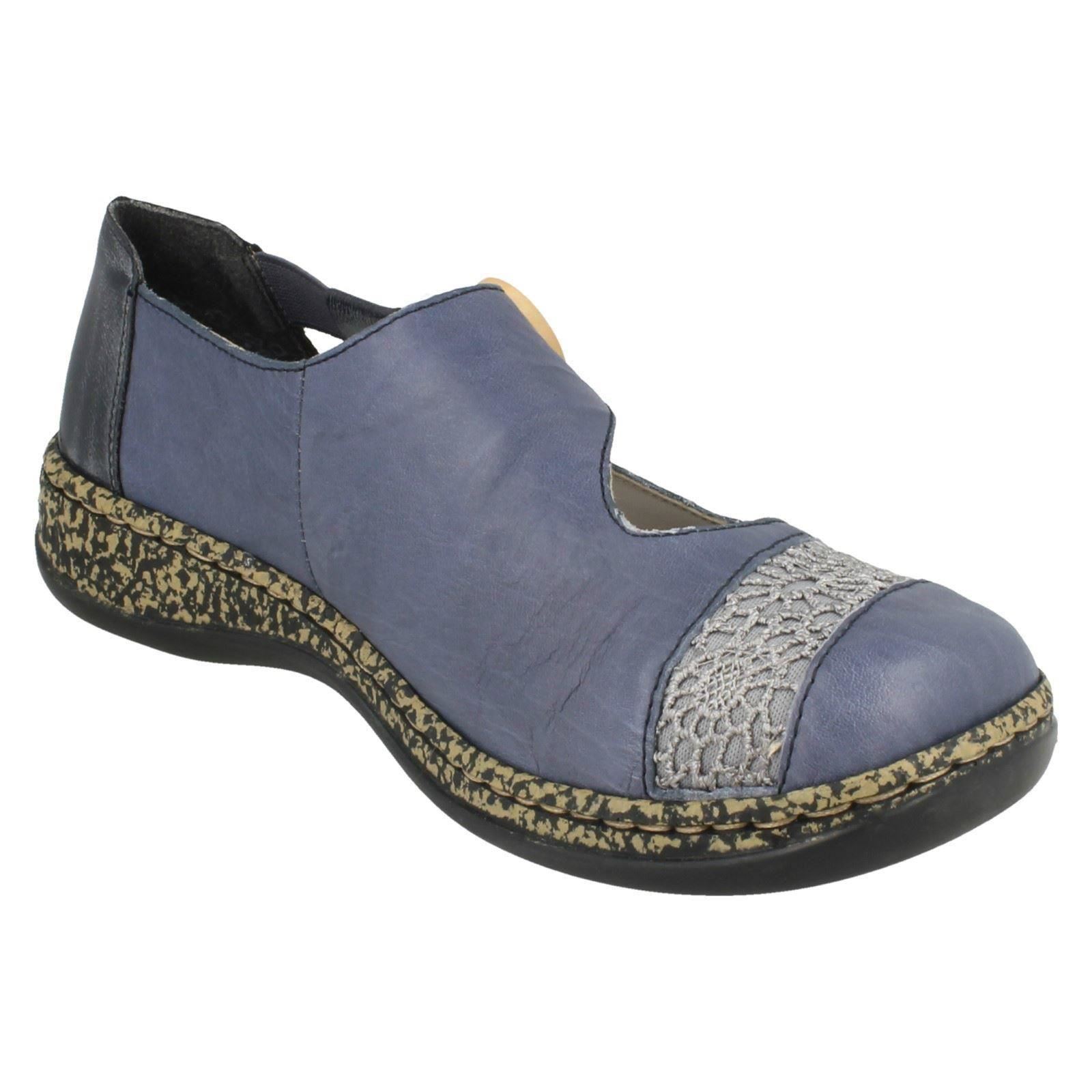 Ladies Rieker Rieker Rieker Casual Flat shoes 46324 31e4eb Ladies Rieker Rieker Rieker Casual Flat shoes 46324 31e4eb