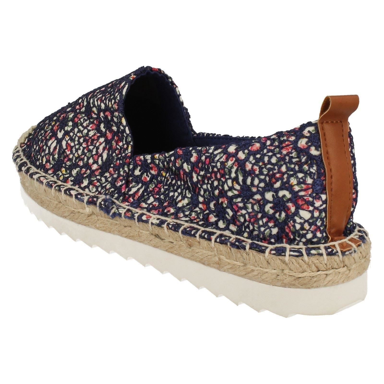 Ladies Savannah Casual Summer 'Canvas Pumps' - Picture 13 of 19