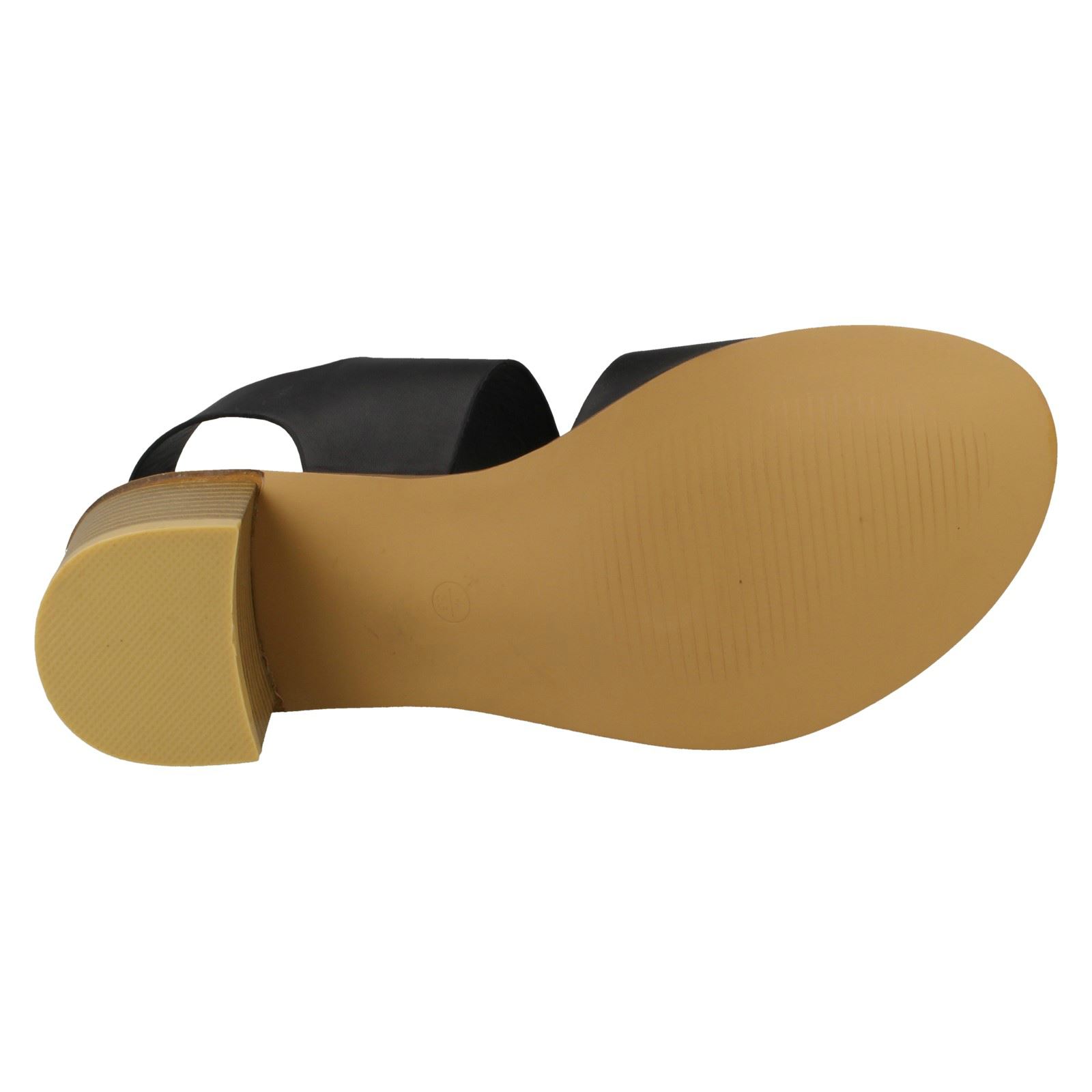 Ladies Anne Michelle Ankle Strap Casual Sandals With A Buckle Fastened Strap - Picture 7 of 28