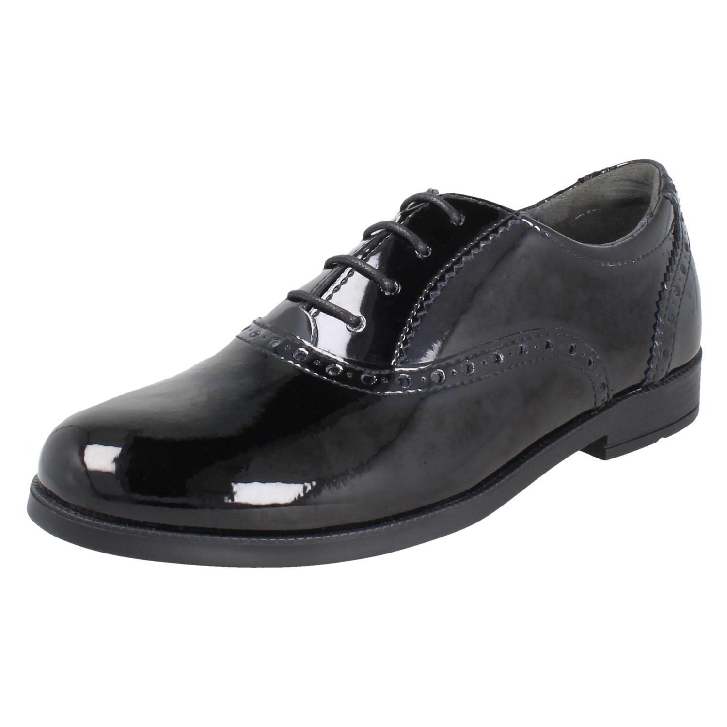 Girls Startrite Brogue Lace Up Non-Marking Leather School Shoes *Hermione* - Picture 2 of 2
