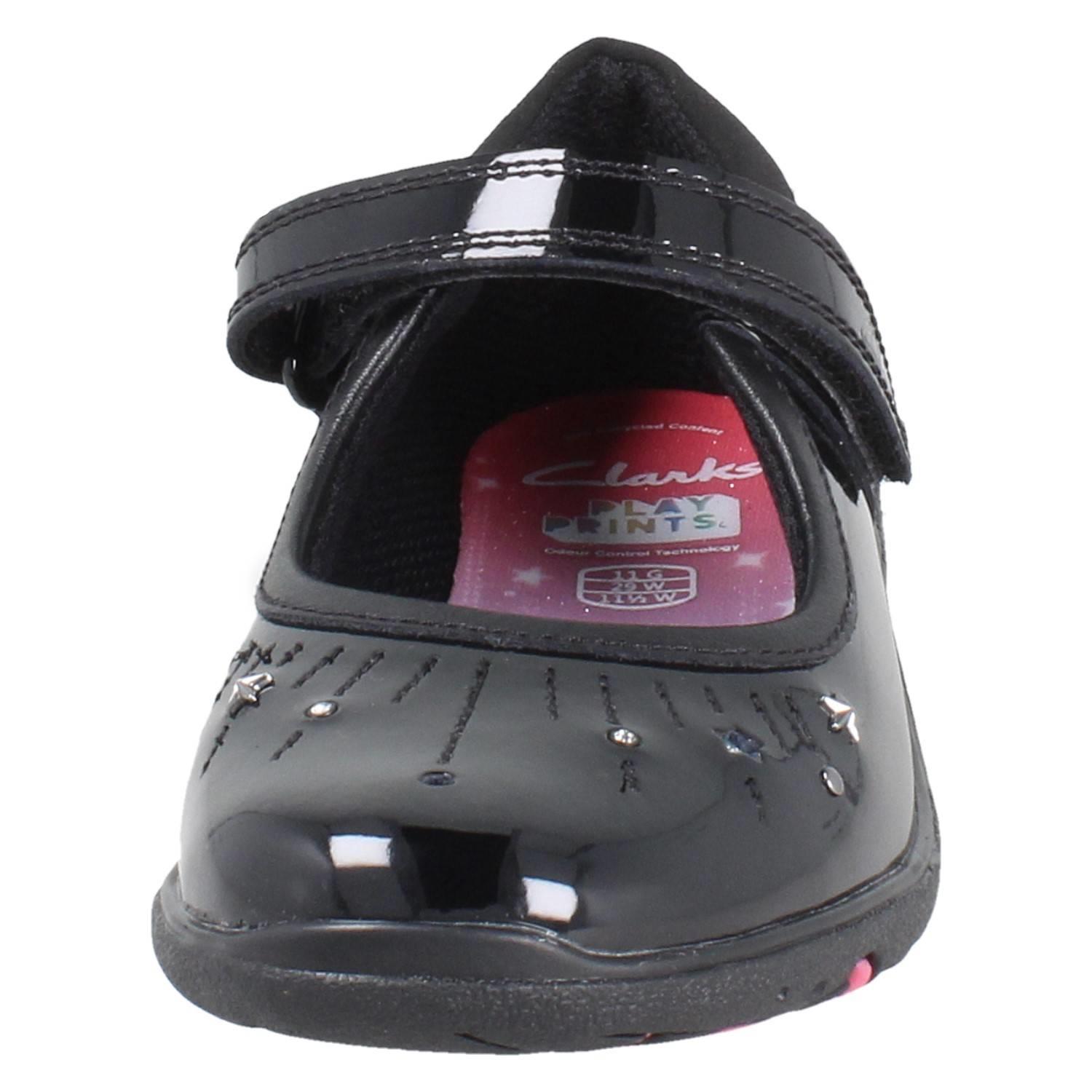 Girls Clarks Playprints Sea-Unicorn Leather Mary Jane School Shoes *Relda Wish* - Picture 18 of 19