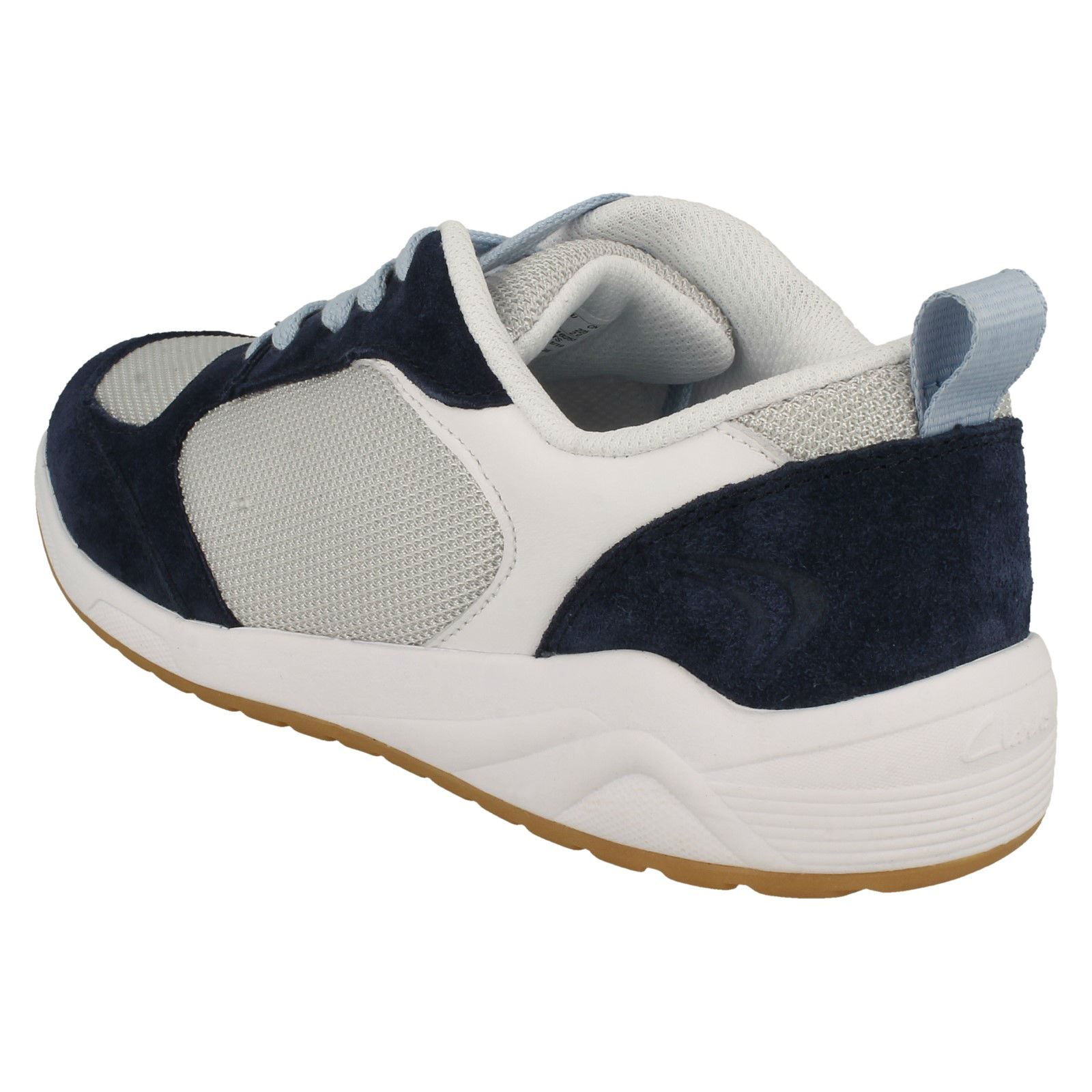 Childrens Clarks Unisex Casual Lace Up Trainers Aeon Flex Y - Picture 4 of 10
