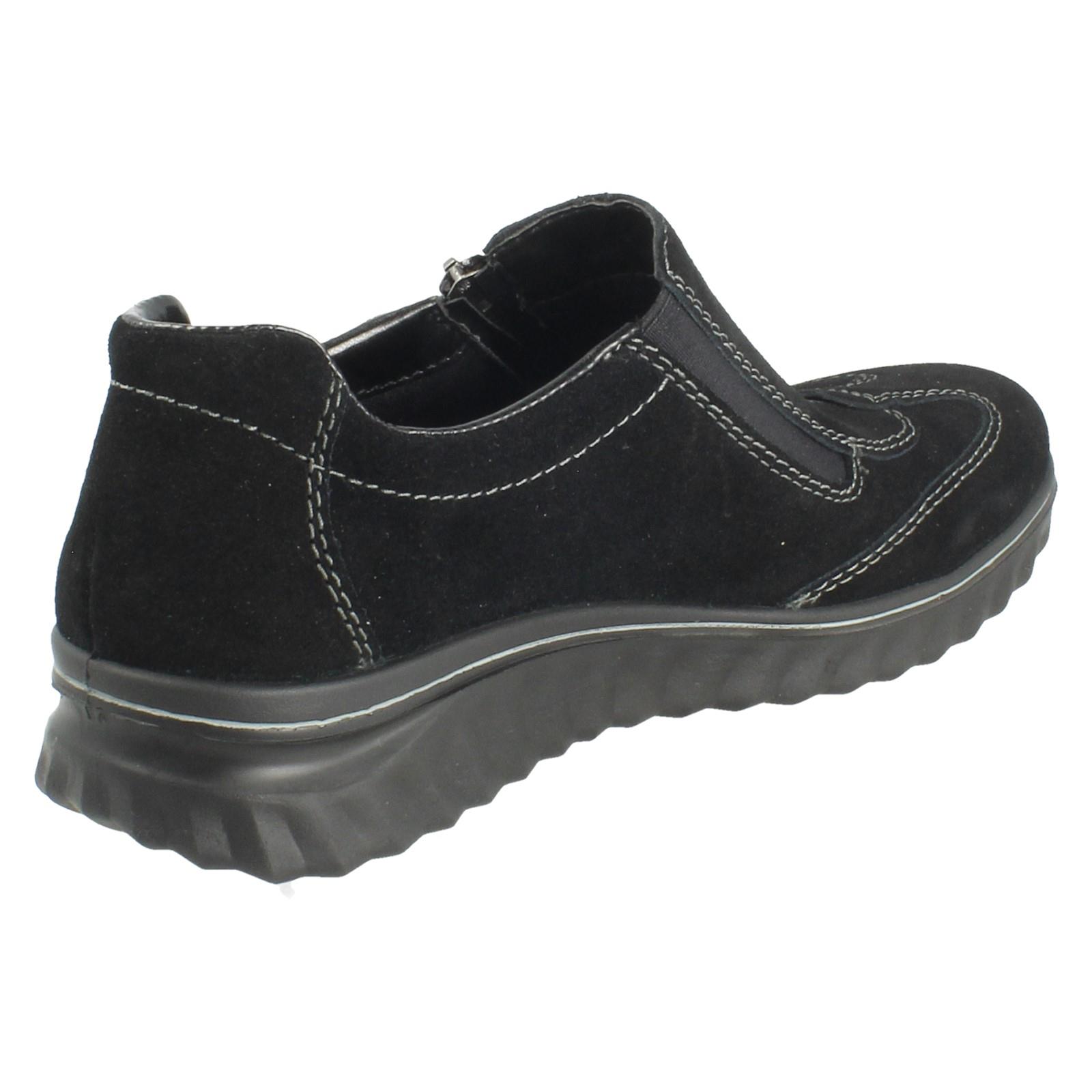 Ladies Rieker Zip Fastening RiekerTEX Casual Shoes - 59071 - Picture 6 of 10