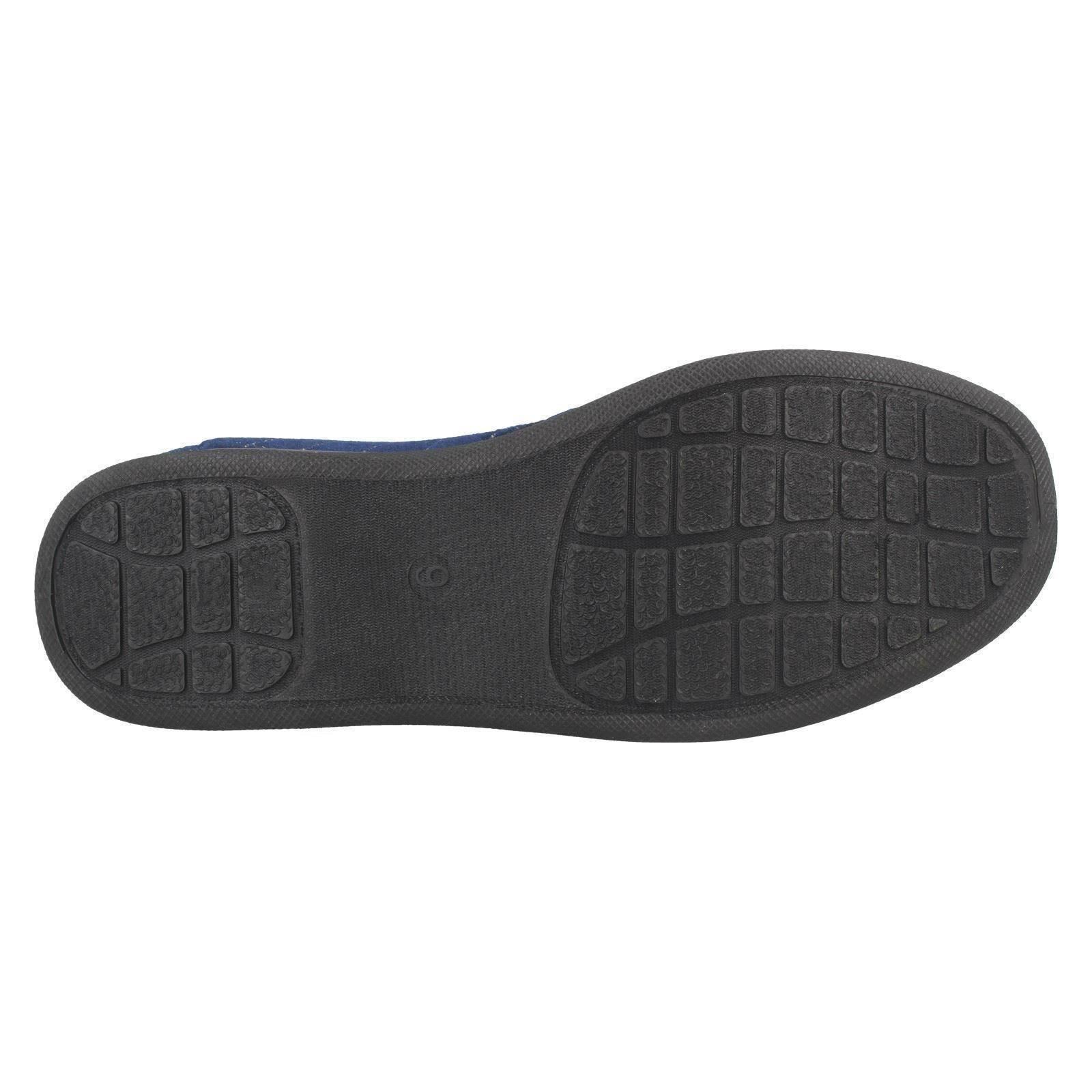 Mens Spot On Check Casual Slippers - Picture 17 of 19