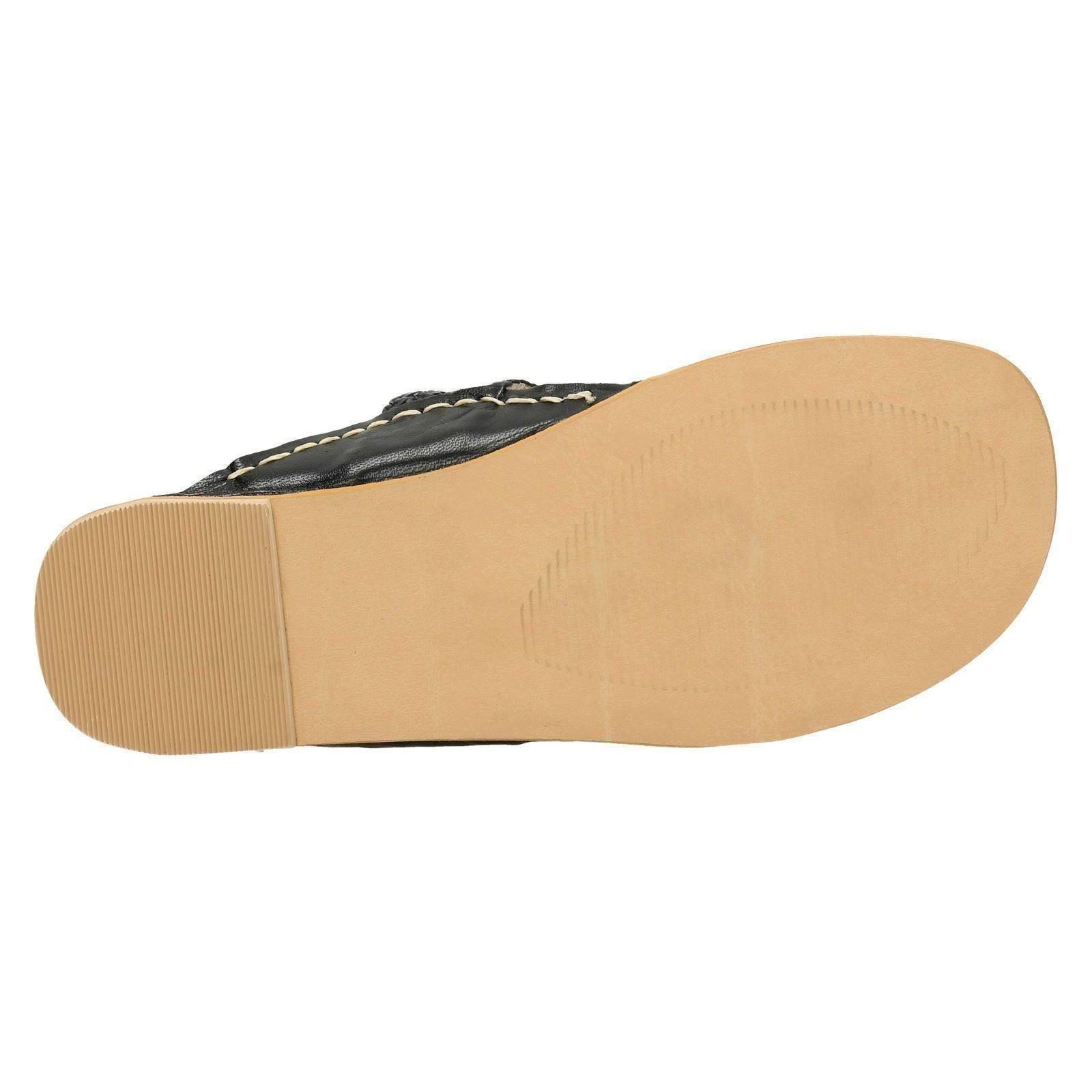 Ladies Leather Collection Flat Toeloop 'Braided Sandals' - Picture 10 of 55