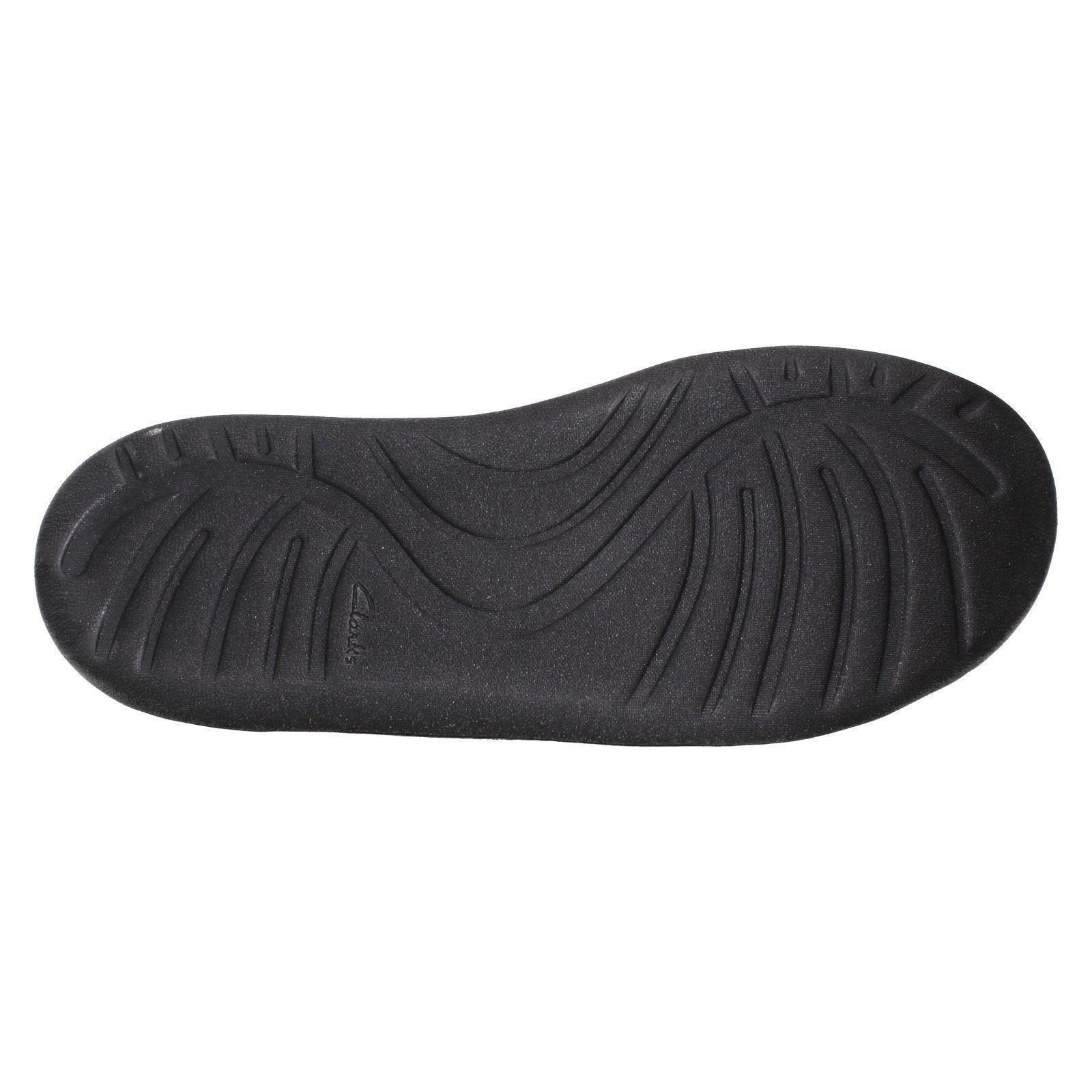 Mens Clarks Textile Slip On Twin Gusset Slippers King Ease - Picture 19 of 28