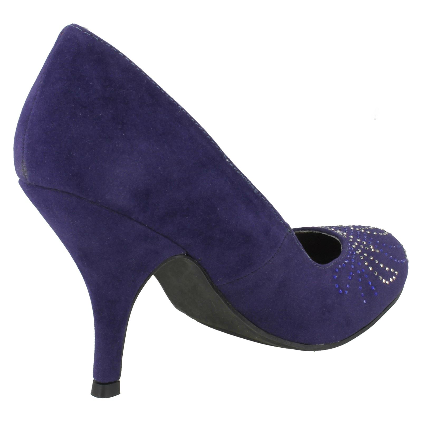 Zapatos de corte para dama Anne Michelle con patrón de diamante - Imagen 35 de 36
