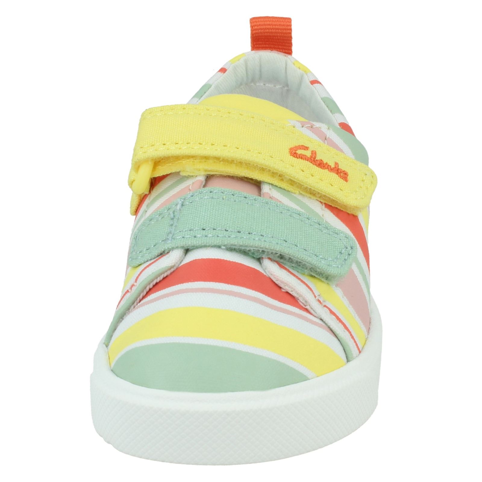 Scarpe in tela con chiusura casual con gancio e anello per bambini Clarks città luminose - Foto 27 di 28