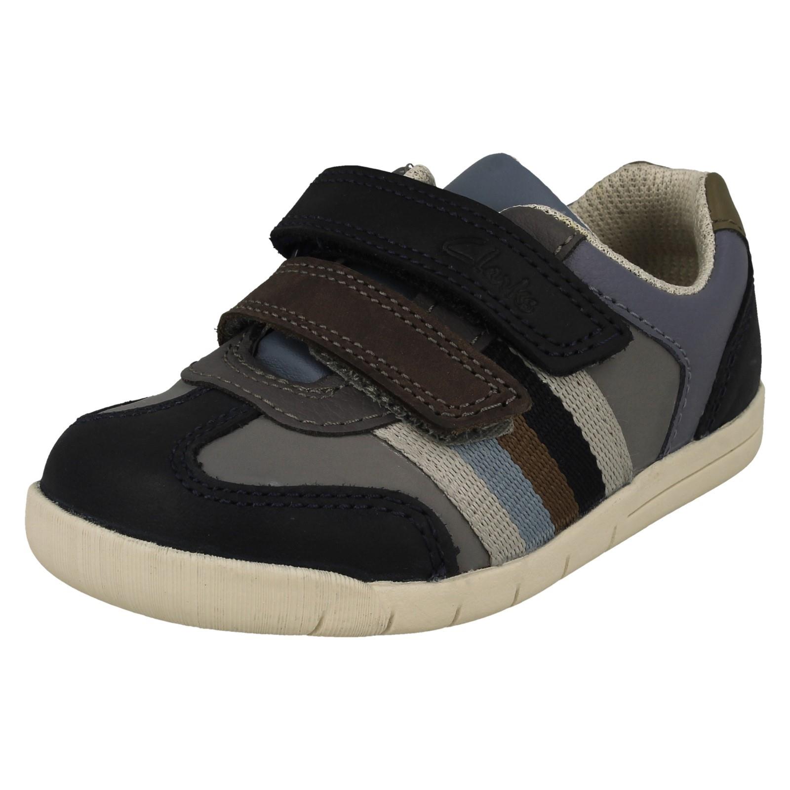 Jungen Clarks Streifendetail Klettverschluss Schuhe "Den Stripe" - Bild 2 von 28