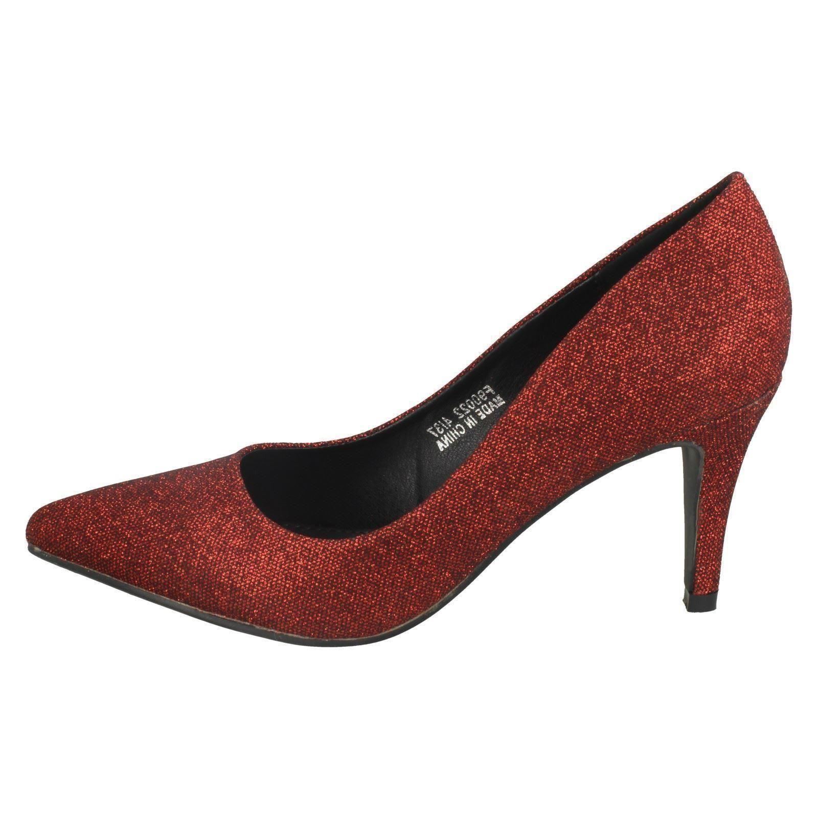 Ladies Anne Michelle Mid Heel Court 'Shoes' - Picture 21 of 28