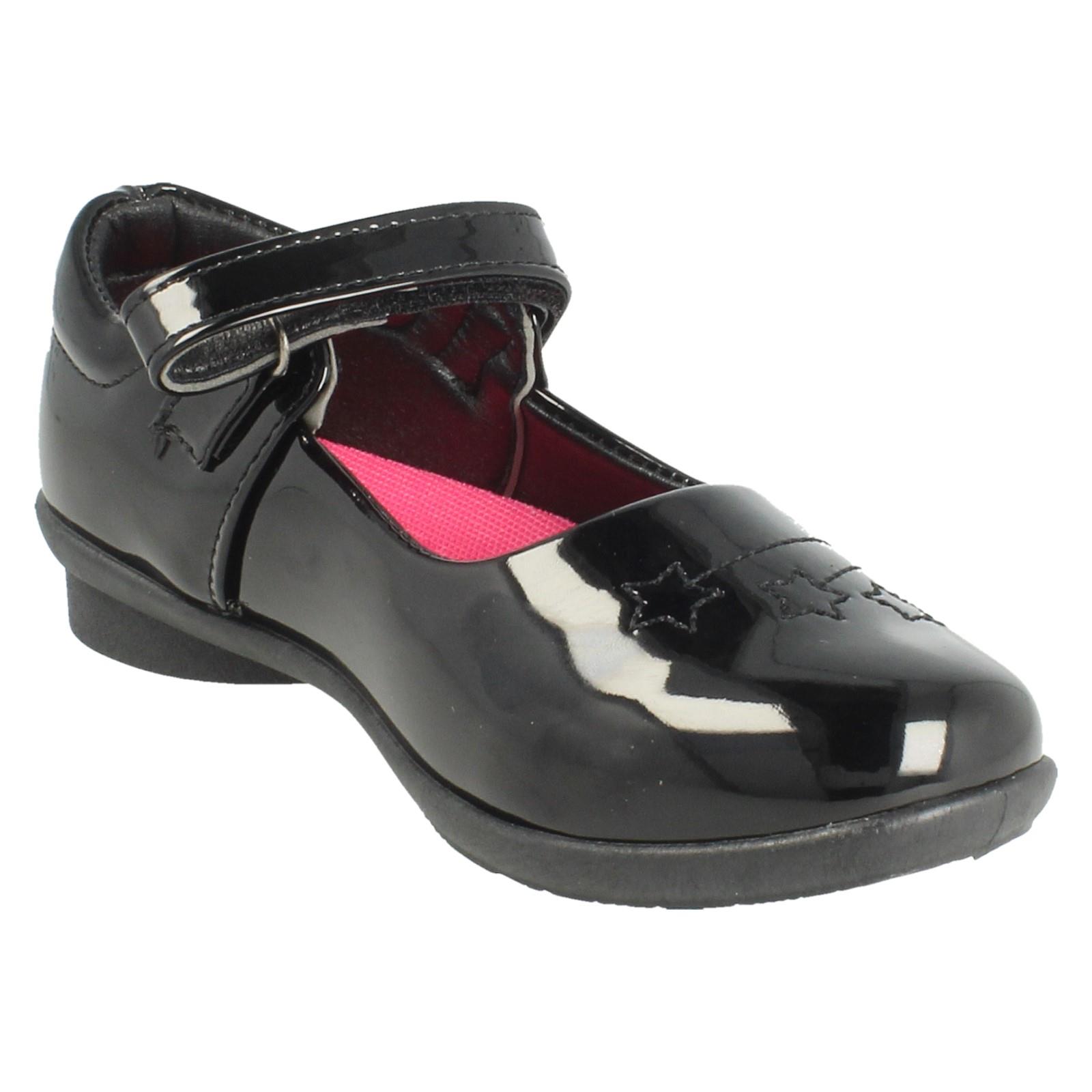 Girls Spot On Mary Jane School Shoes H2R674 - Picture 8 of 10