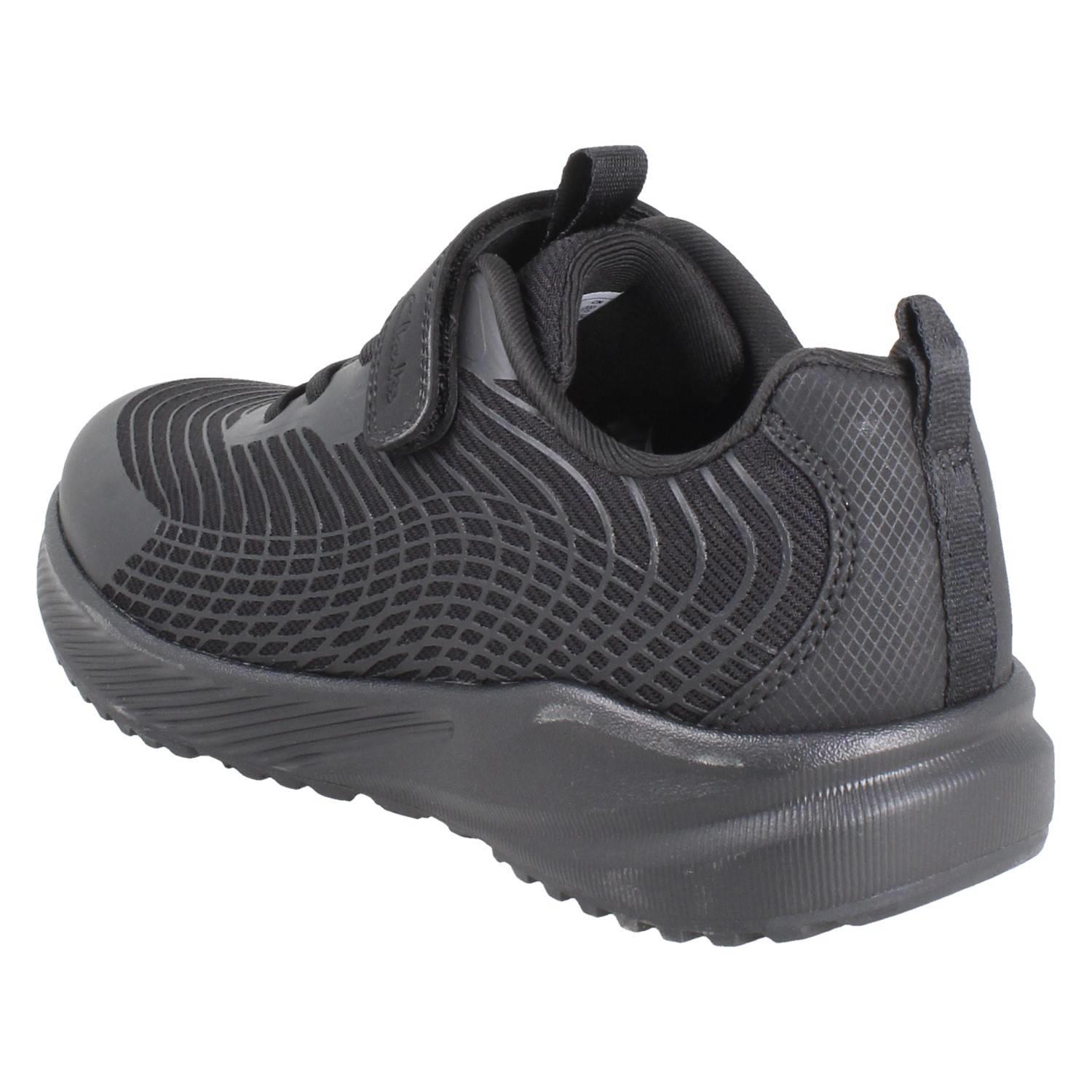 Kids Clarks Padded Textile Breathable Lightweight Sports Trainers *Deyes Dash* - Picture 4 of 64