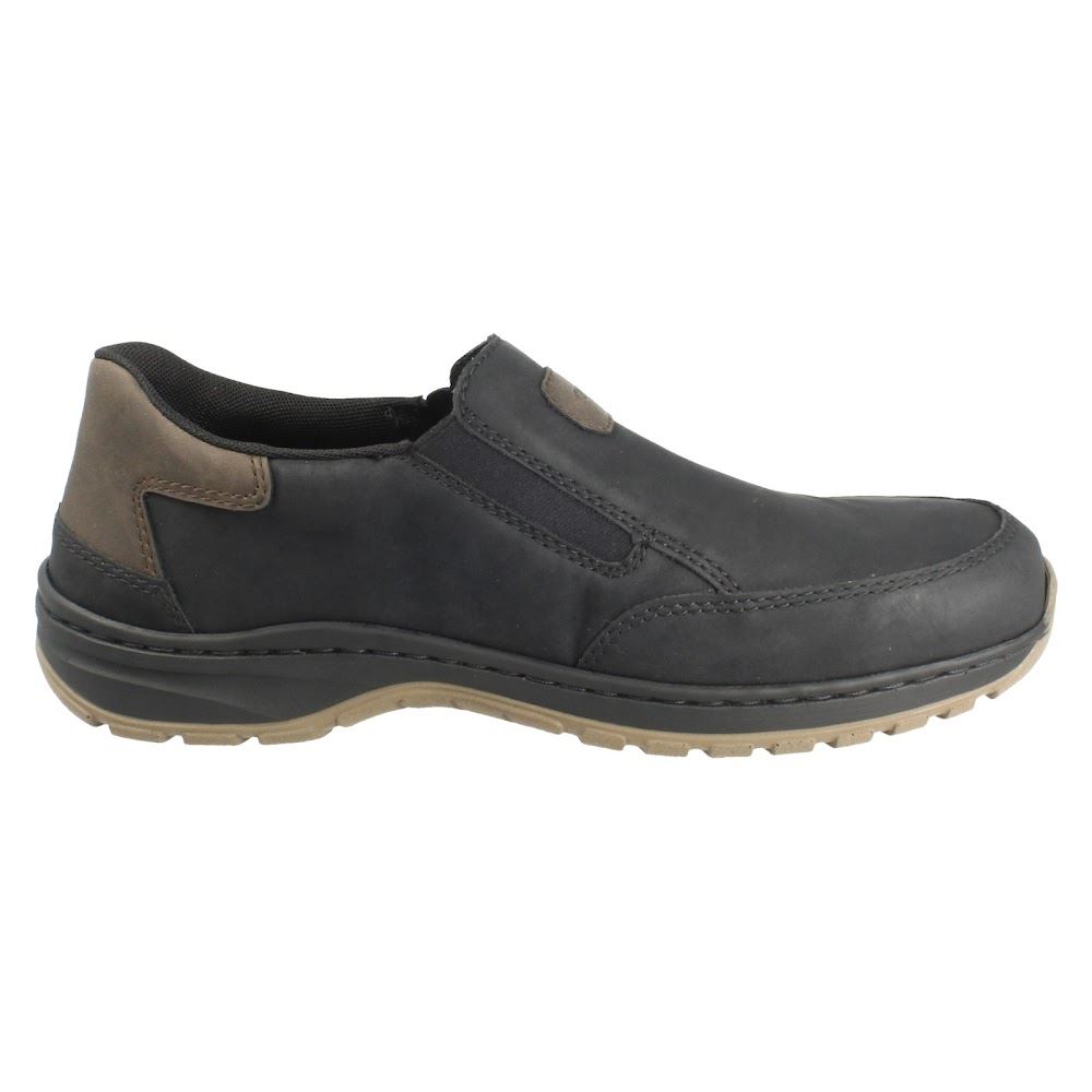 Mens Rieker Slip On Casual Shoes Extra Wide Fit Removable Insoles *03365* - Picture 7 of 19