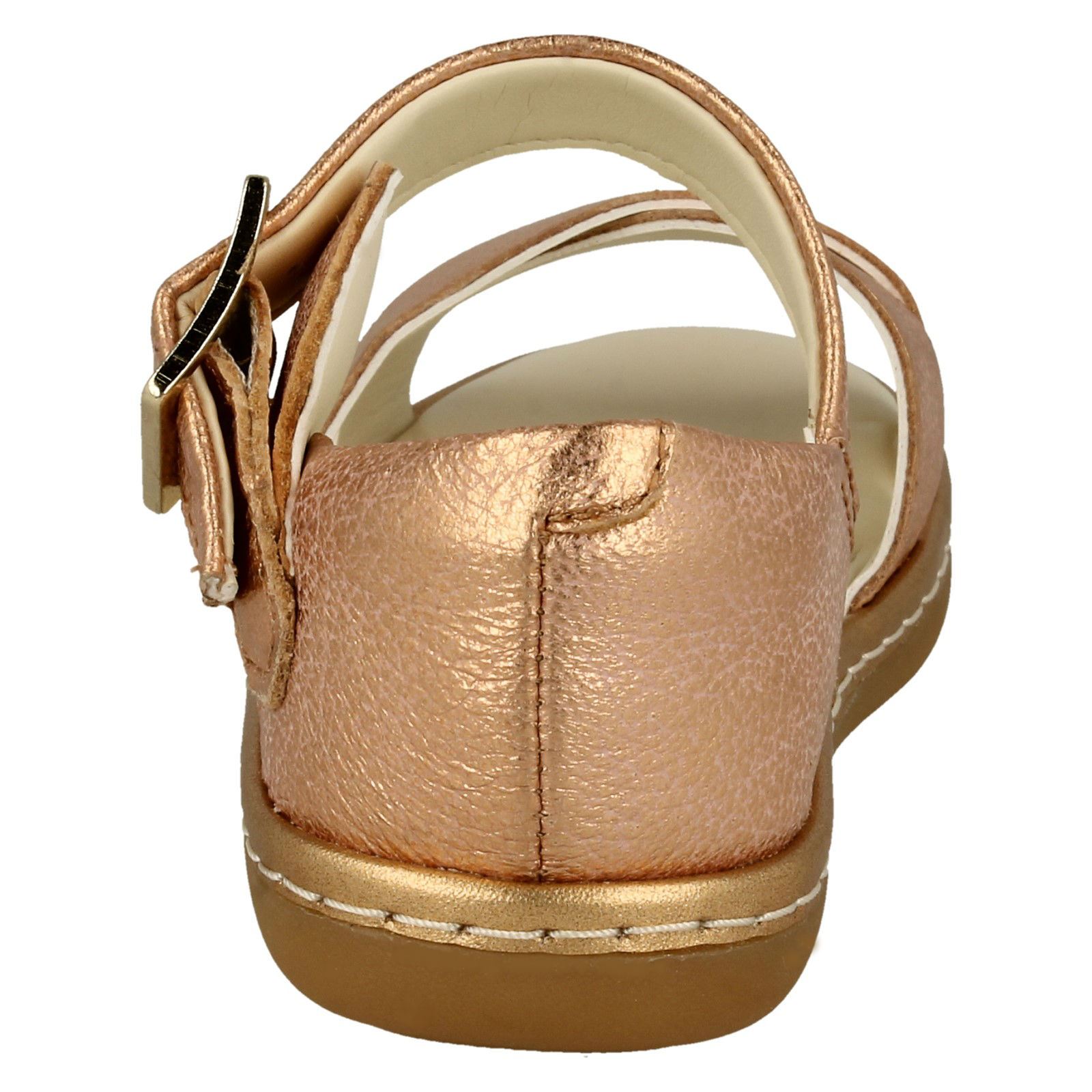 Girls Clarks Cross Detailed Skylark Pure T Sandals - Picture 5 of 19