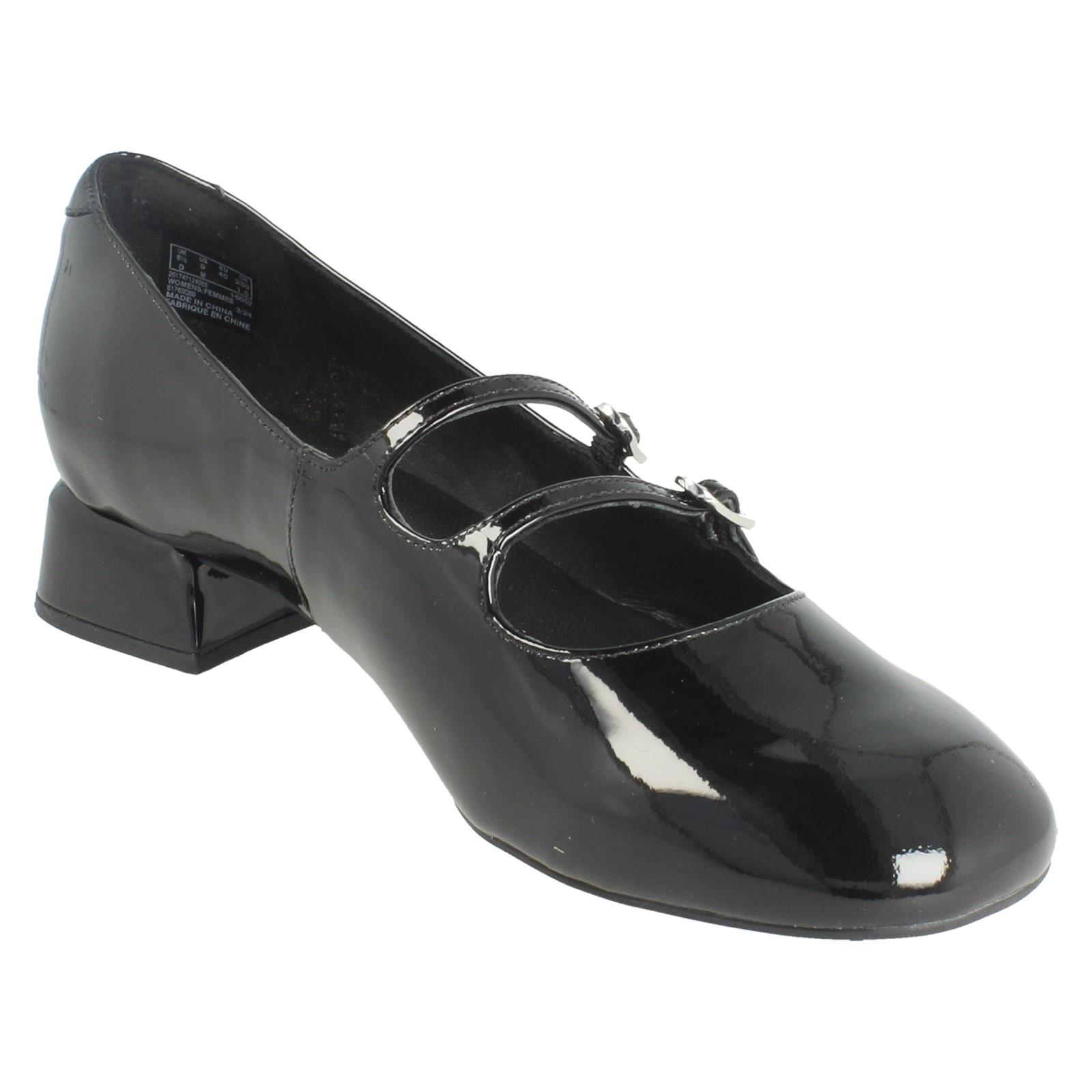 Ladies Clarks Mary Jane Buckle Fastening Smart Shoes Daiss 30 Shine - Picture 8 of 37