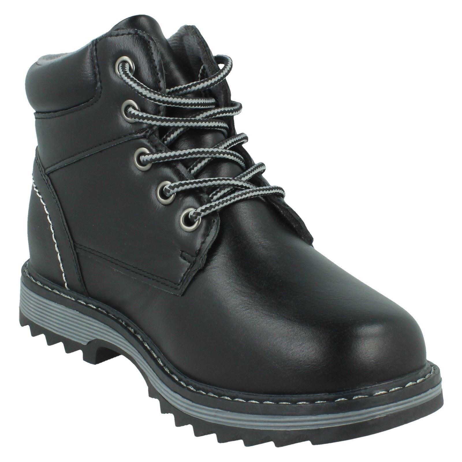 Botas al tobillo sintéticas informales con cordones para niños JCDees N2R062 - Imagen 8 de 19