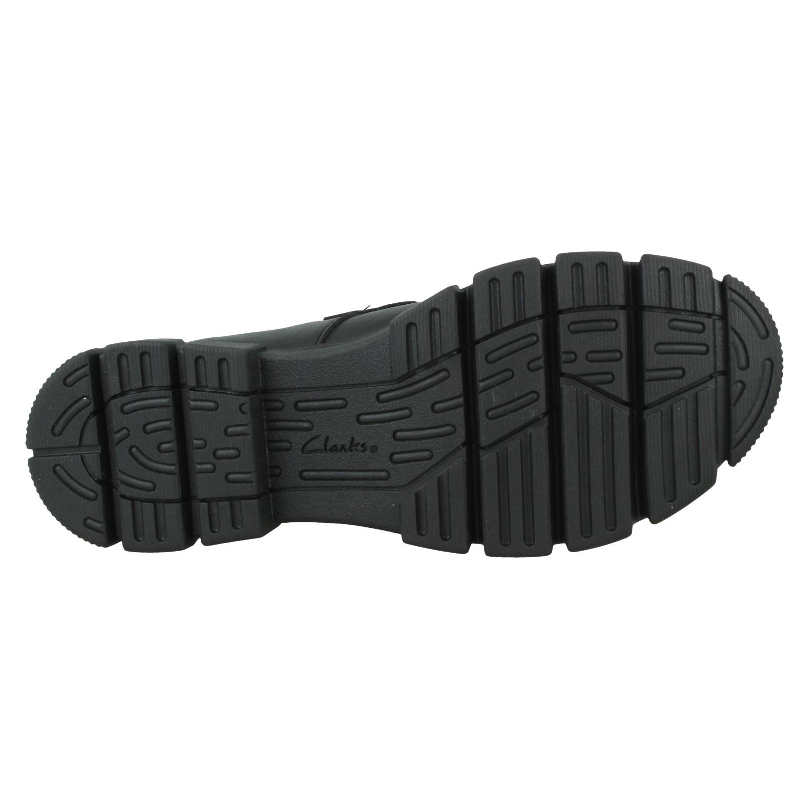 Girls Clarks Chunky Sole T-Bar School Shoes *Evyn Bar K* - Picture 10 of 19