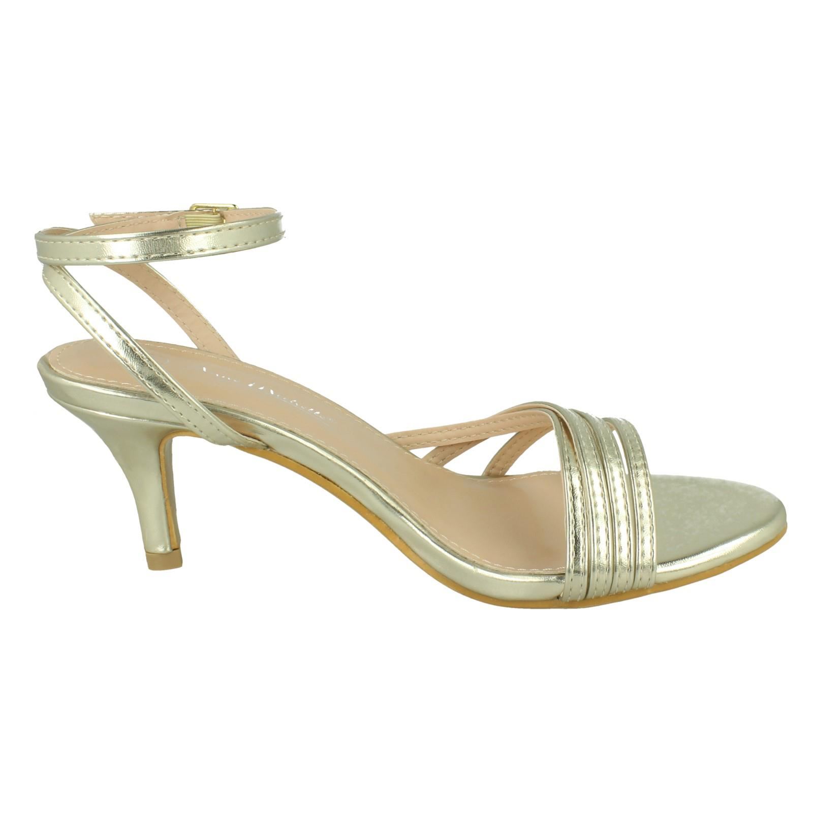 Sandalias de fiesta Anne Michelle de tacón medio calce ancho para dama 'F1R2112' - Imagen 16 de 46