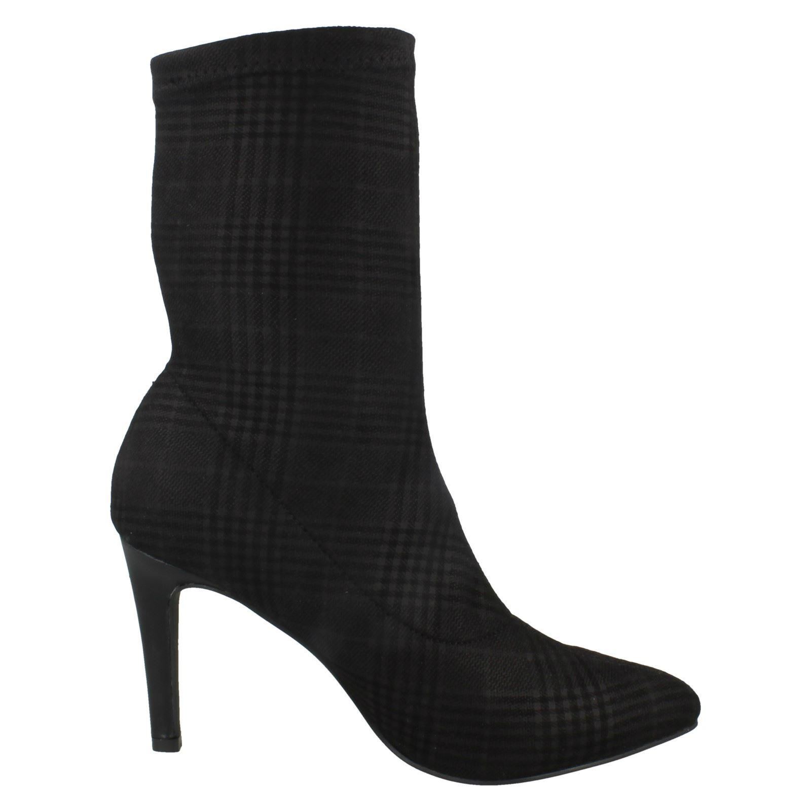 Damen Spot On Stiefeletten mit hohem Stilettoabsatz - Bild 7 von 10