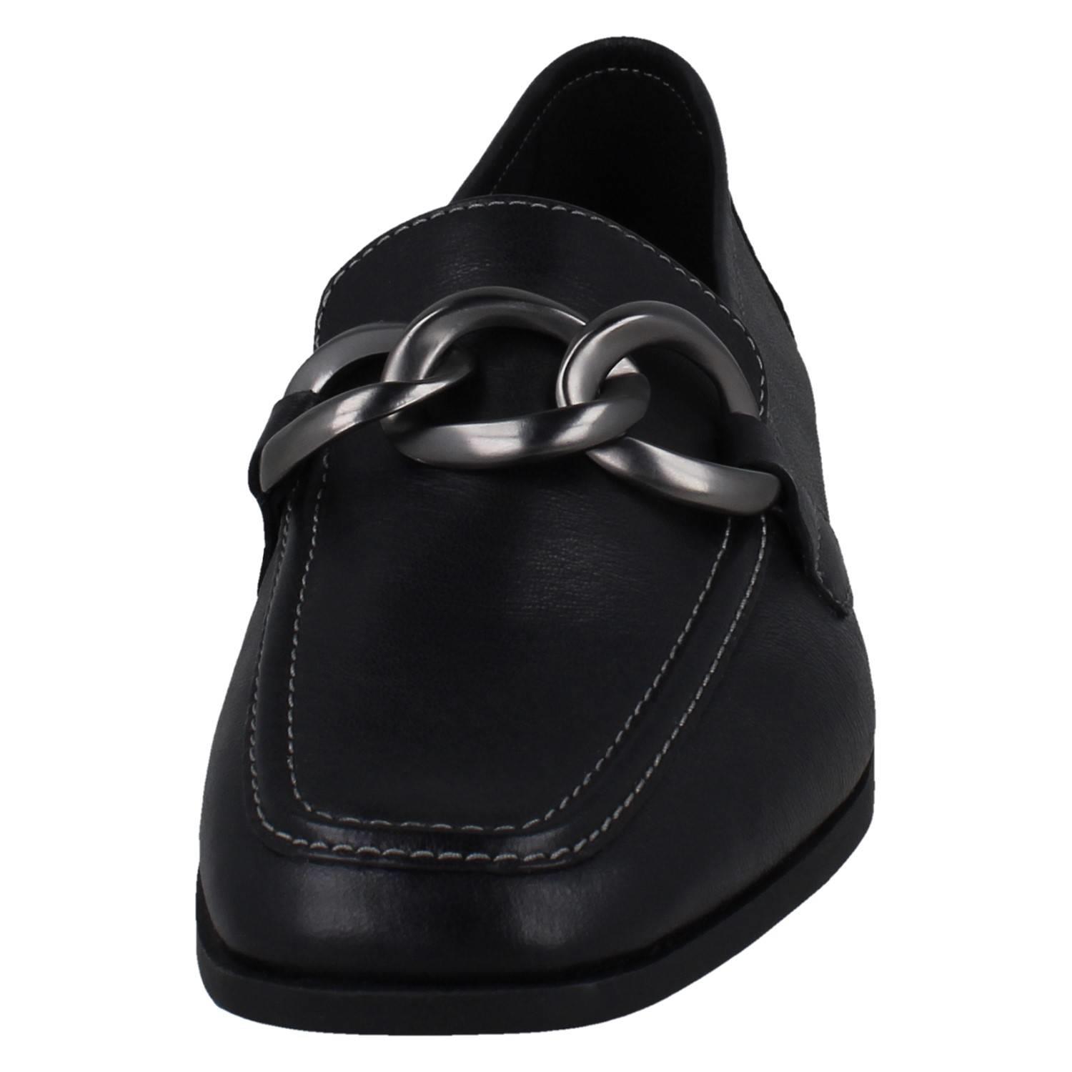 Mujer Clarks Cuero Suave Punta Cuadrada Mocasines Estilo Smart Zapatos: Sarafyna - Picture 18 of 55