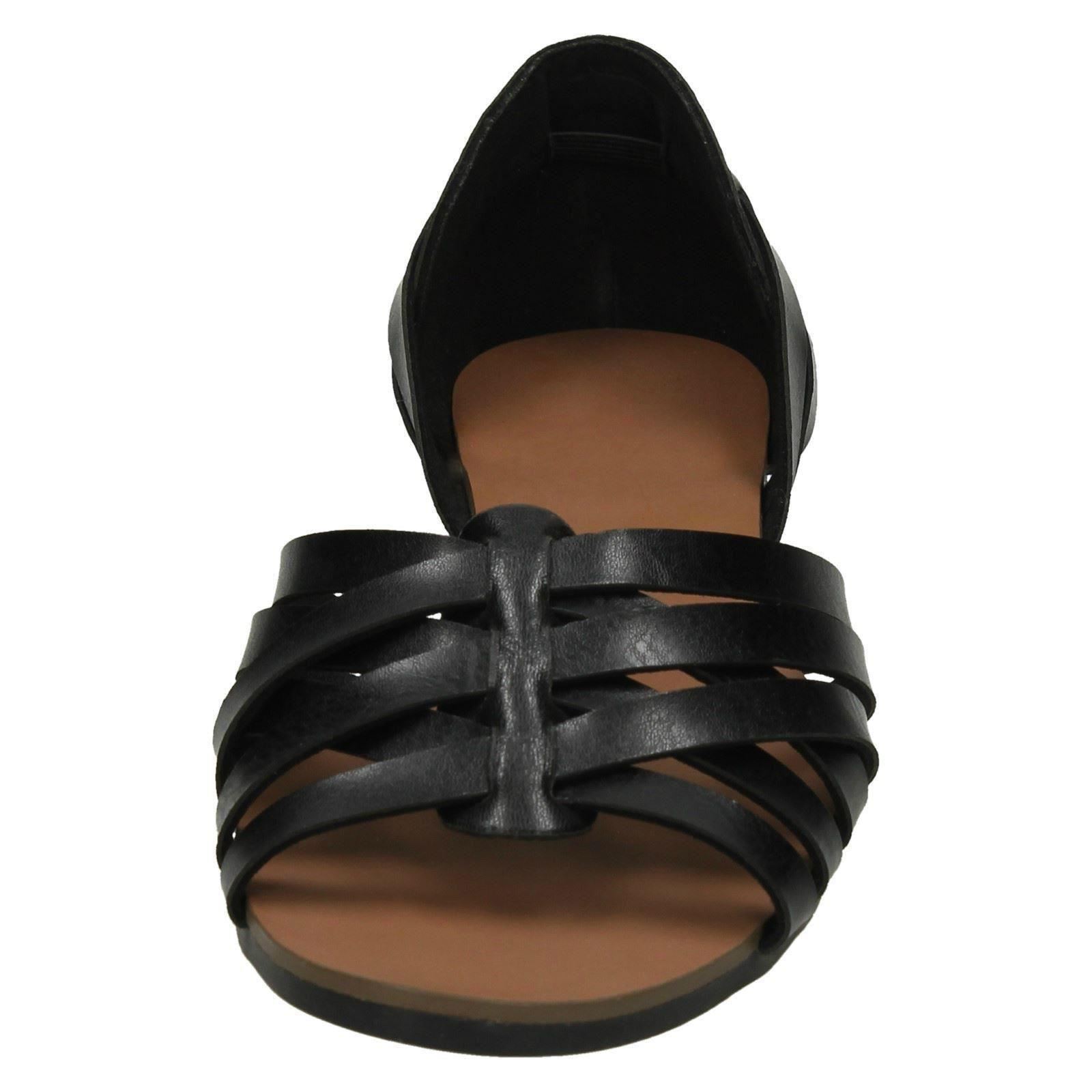Sandalias Planas Tejidas Con Tiras Spot On Para Dama F0R0051 - Imagen 9 de 28
