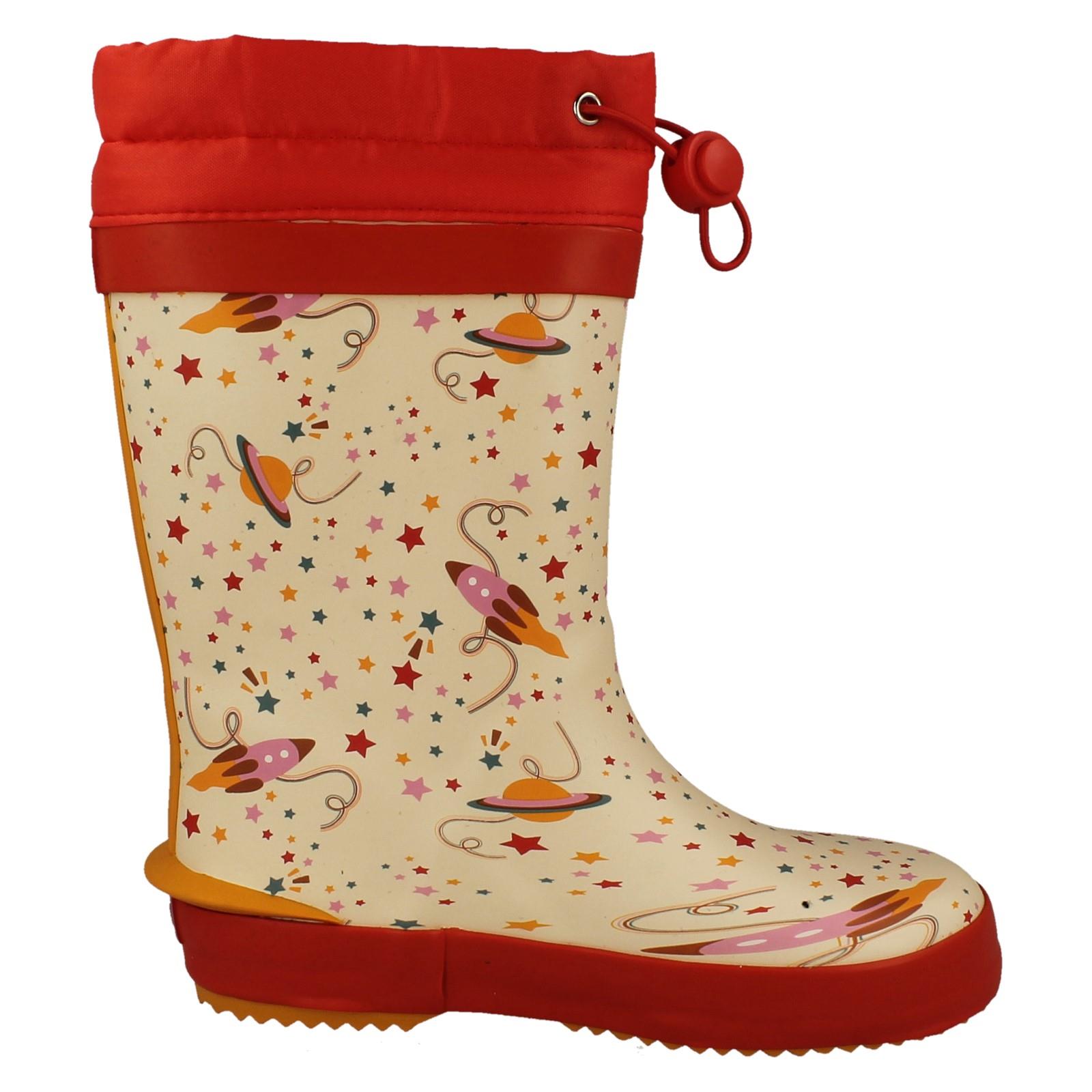 Childrens Clarks Creature Detailed Toggle Top Wellington Boots 'Tarri Race' - Picture 51 of 54