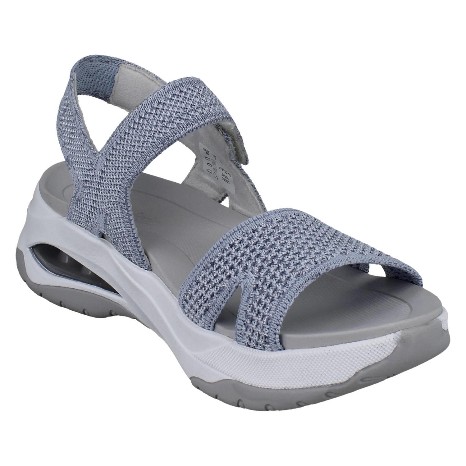 Sandalias de verano Rieker deportivas de cuña tejida textil para dama 'W3152' - Imagen 8 de 10