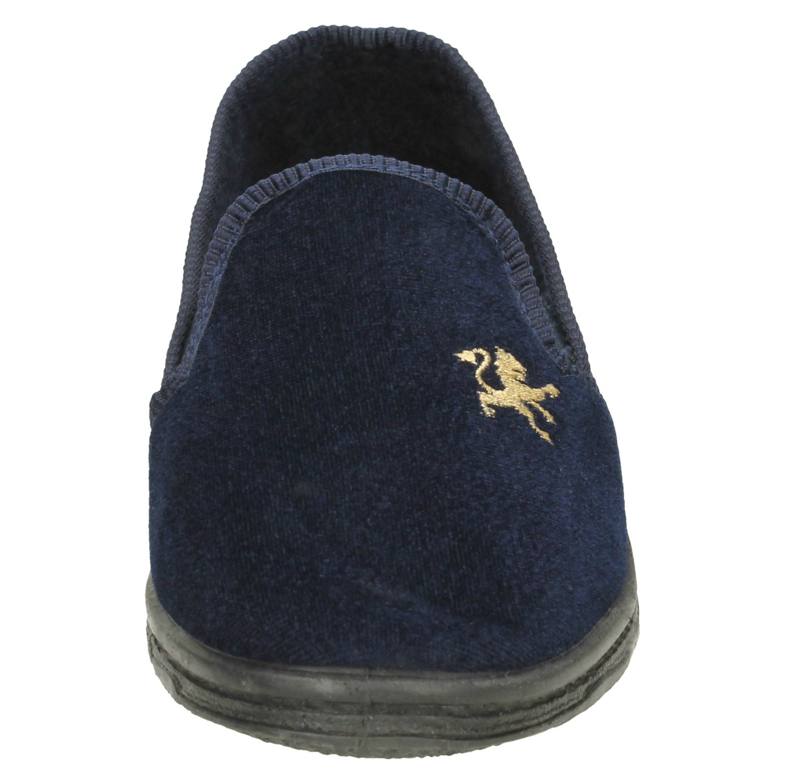 Mens Spot On Comfort Slippers 'X2R009' - Picture 5 of 10