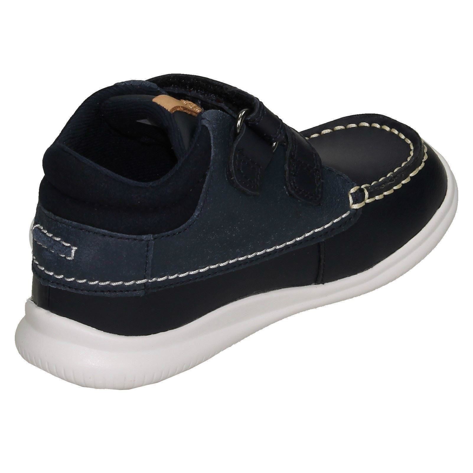 Infantes Niños Clarks Gancho y Lazo Cuero y Textil Botines Cresta Tuktu 19 - Imagen 6 de 19