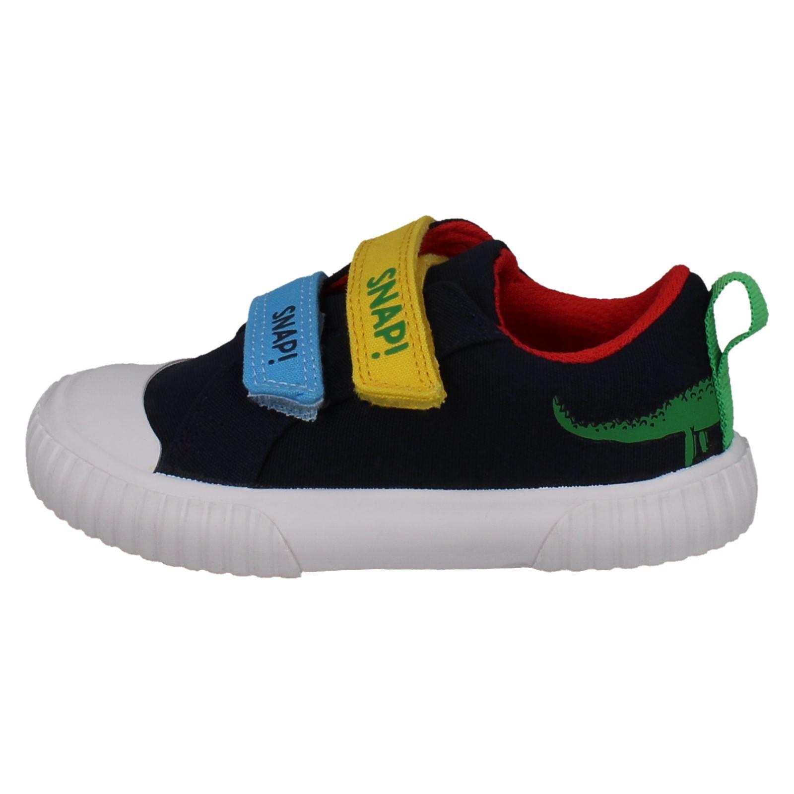 Zapatos de lona coloridos Clarks 'The Enormous Crocodile' para niños RD Foxing Ace - Imagen 12 de 19