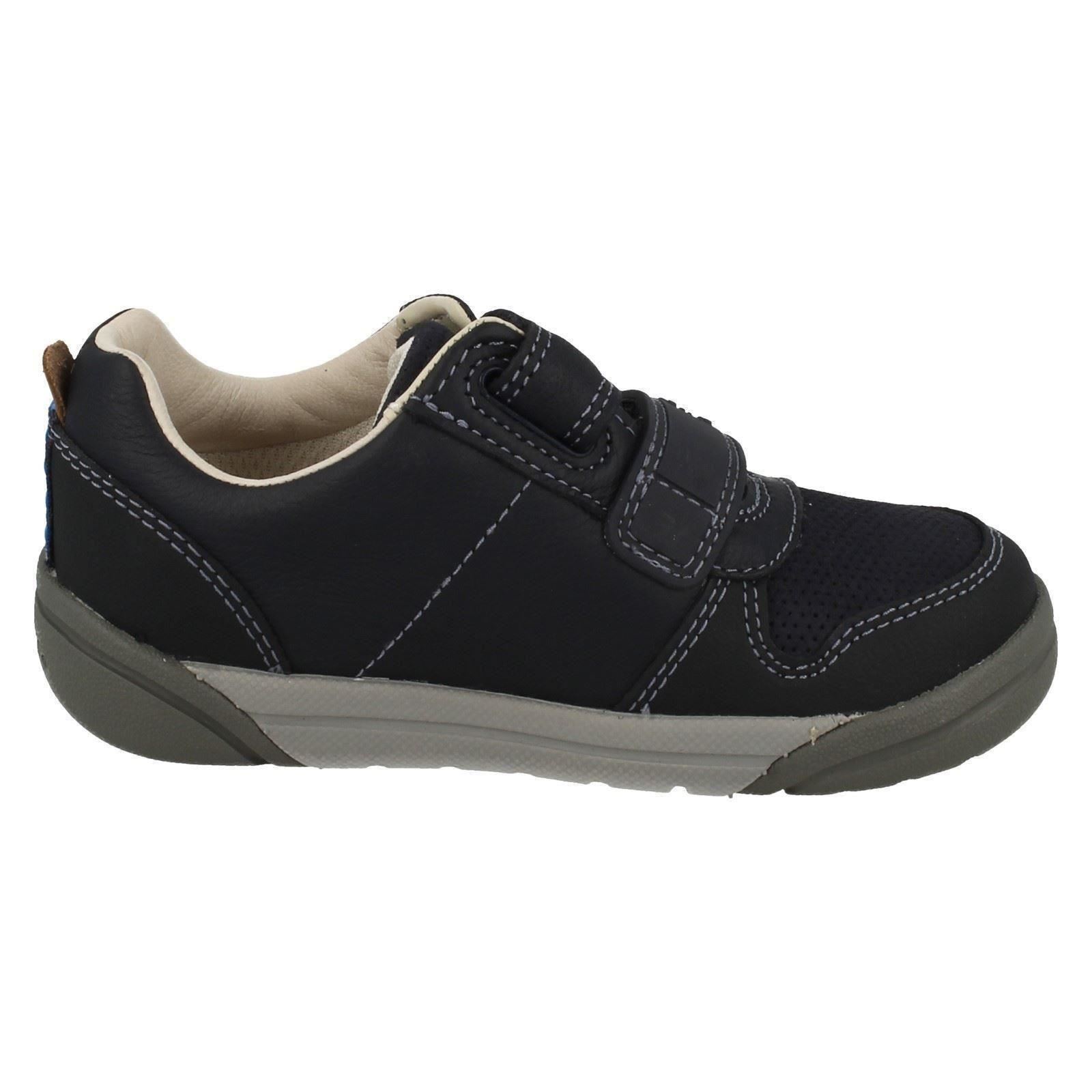 Lilfolk azul zapatos Navy Clarks Chicos Pop casuales correa doble wCpvxXq