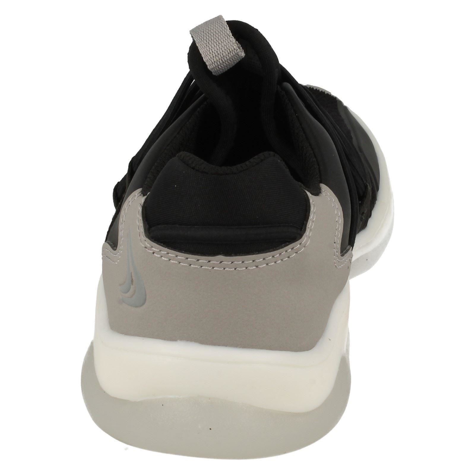 Boys Clarks Fashionable Slip On Trainers Buzzed Fire