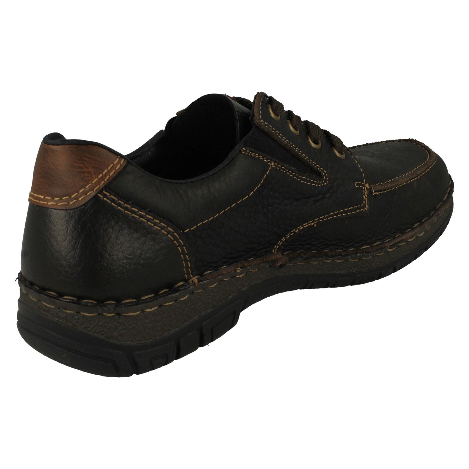 Mens Rieker Casual Lace Up Shoes '05100' - Picture 4 of 10