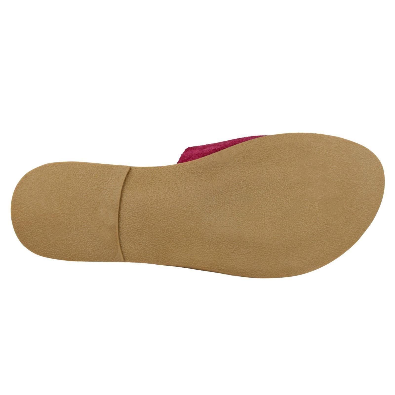 Ladies Leather Collection Suede Mule Sandals - Picture 37 of 55
