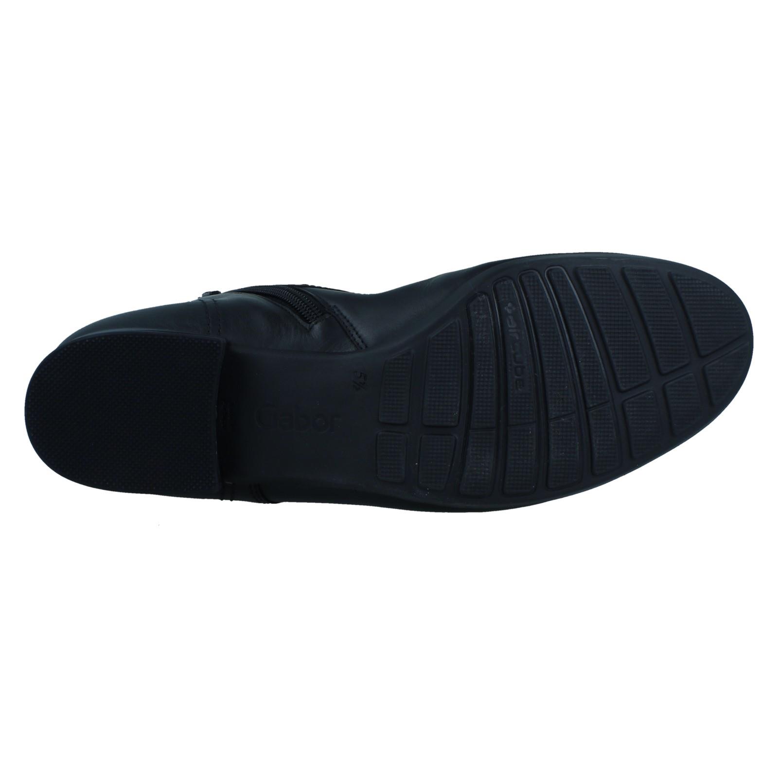 Ladies Gabor Smart Ankle Boots - 52.715 - Picture 4 of 10