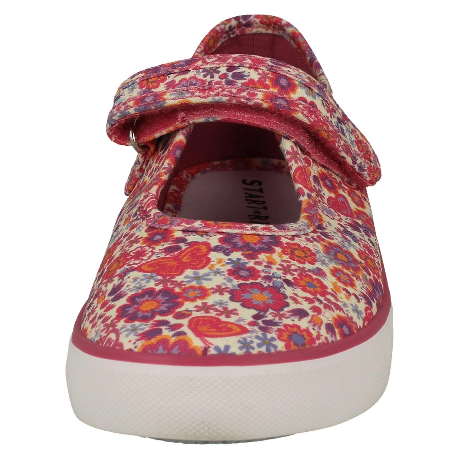 "Zapatos de lona Mary Jane florales detallados florales para niñas ""Busy Lizzy"" - Imagen 13 de 19