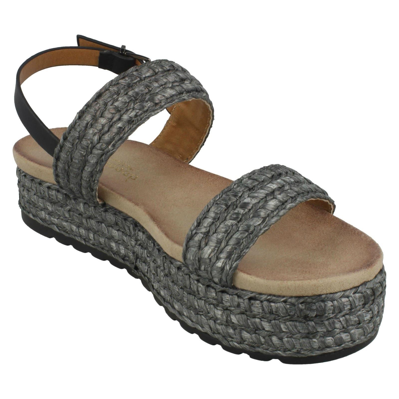 Sandali donna flatform a pois - Foto 8 di 10