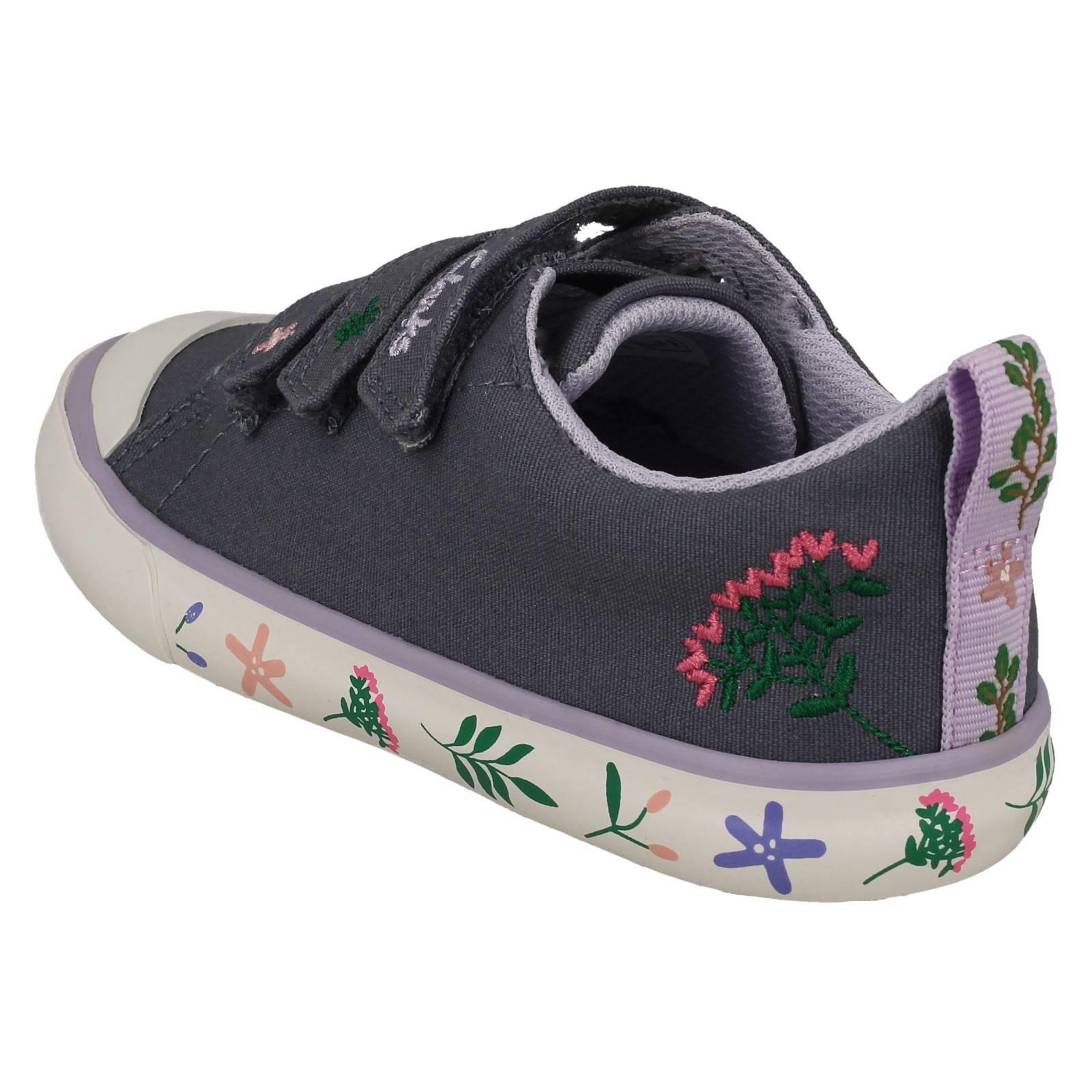 Kinder Clarks Muster detaillierte Canvas Schuhe *Foxing Lo* - Bild 18 von 37