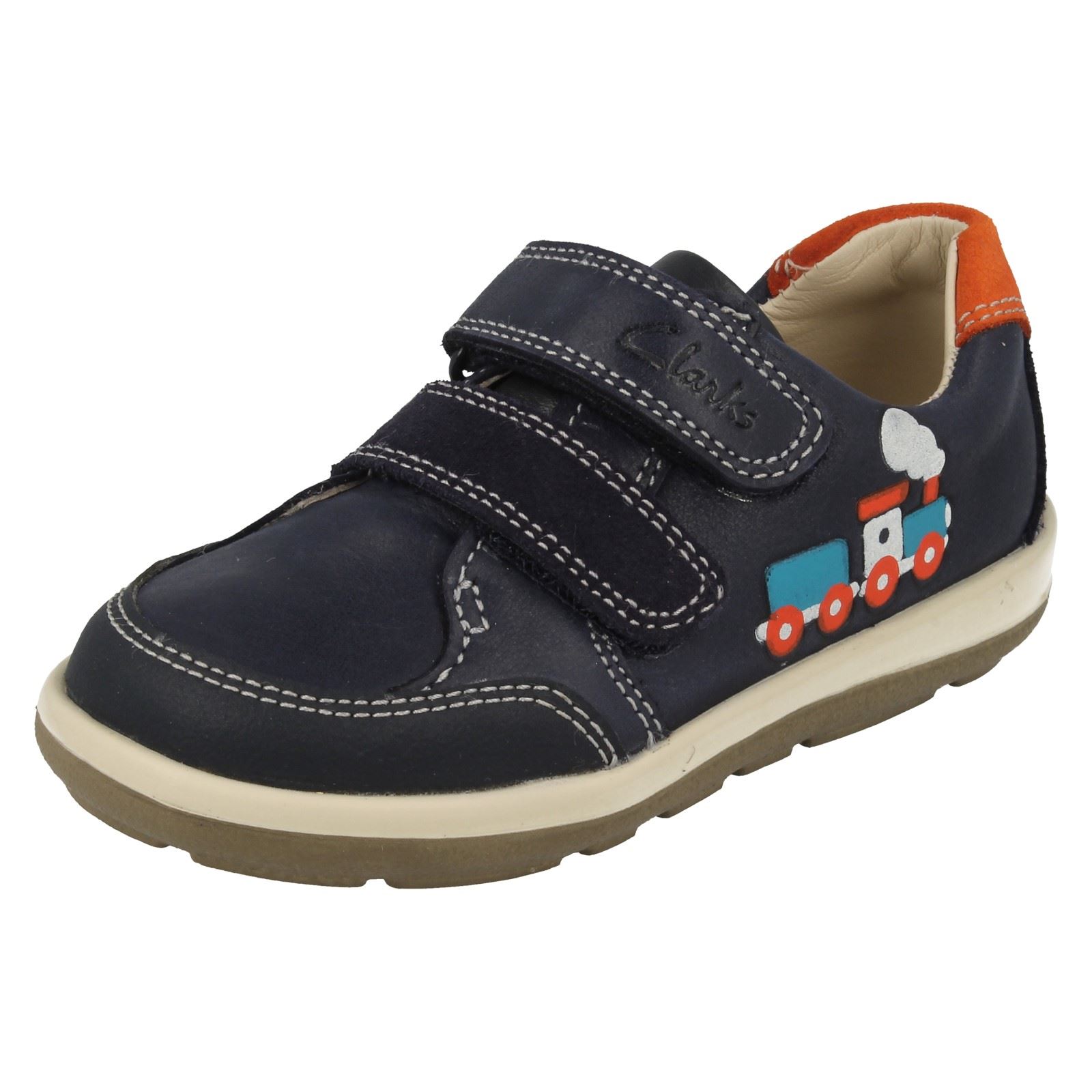 azul correa First suavemente Tom Navy de Boys Infant zapatos doble Clarks xU5qvT1Yw