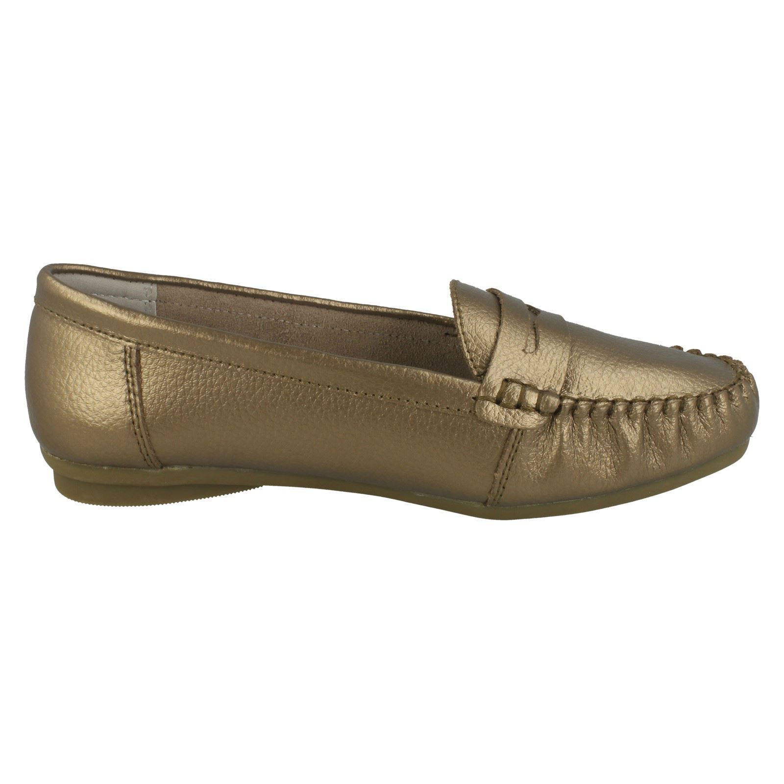 Ladies Down To Earth Leather Shoes F8R0445 - Picture 16 of 64