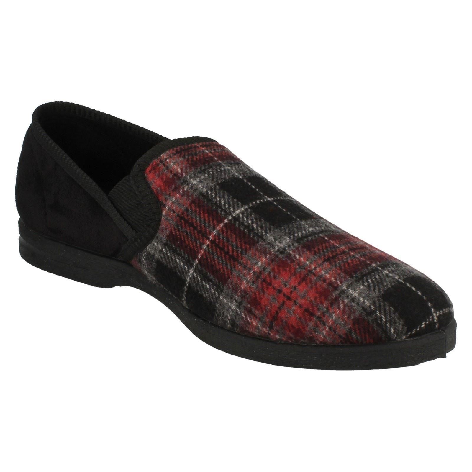 Herren Spot On Slipper Home Lounge Textil Hausschuhe X2R013 - Bild 17 von 19